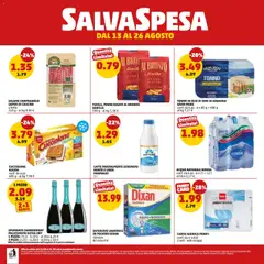Anteprima del volantino SPUMANTE CHARDONNAY MILLESIMATO EXTRA DRY, 1 PEZZO: 75 cl - 3,19 € - al litro 4,25 € 3 PEZZI: 2,25 € - 6,38 € - al litro 2,83 € valido a partire dal 13/08/2026 | Pagina: 20