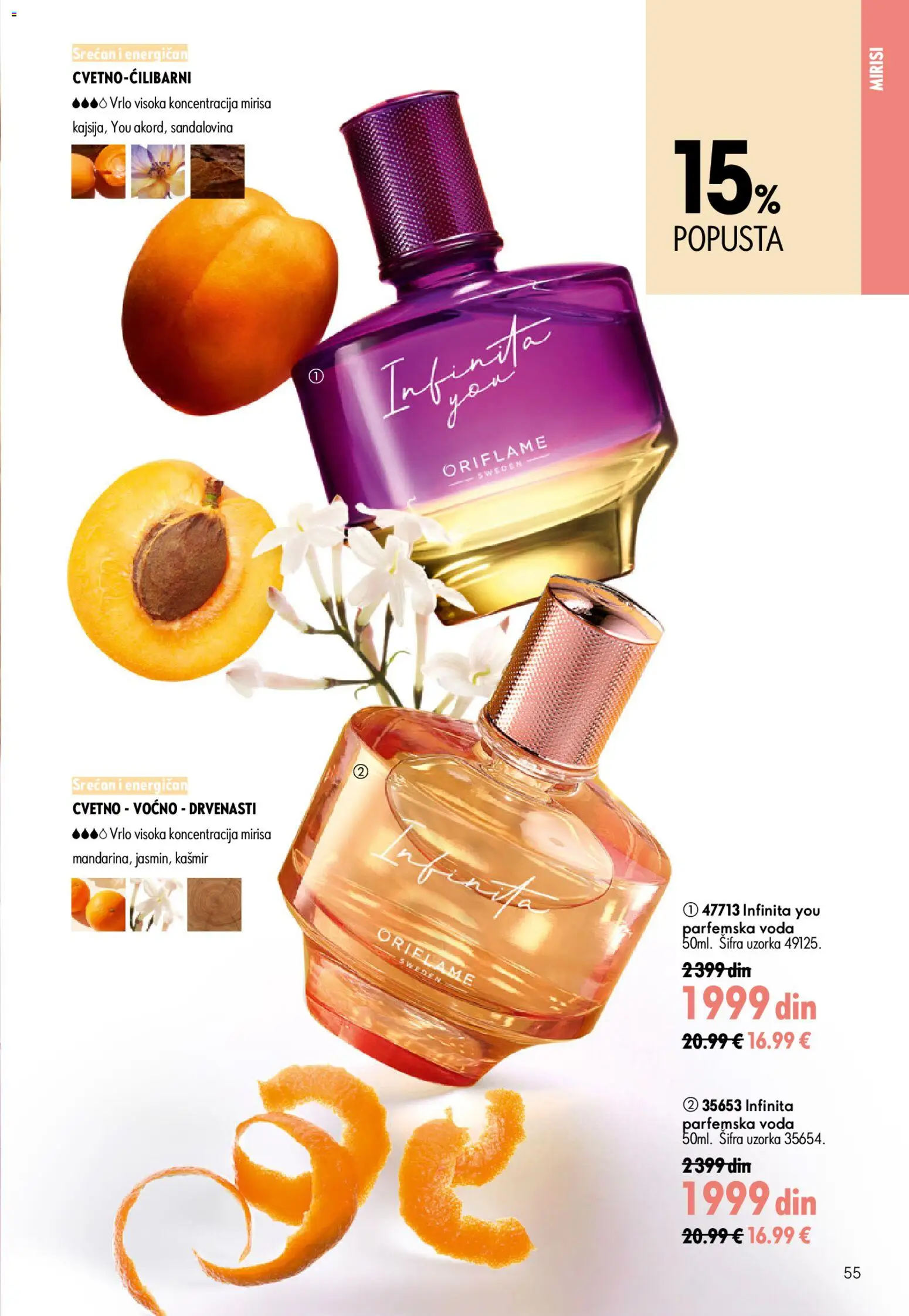 Oriflame katalog - važi od 15.07.2026 | Strana: 55 | Proizvode: Voda