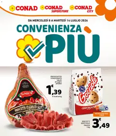 Anteprima del volantino Conad volantino Convenienza Più Lazio valido a partire dal 08/07/2026