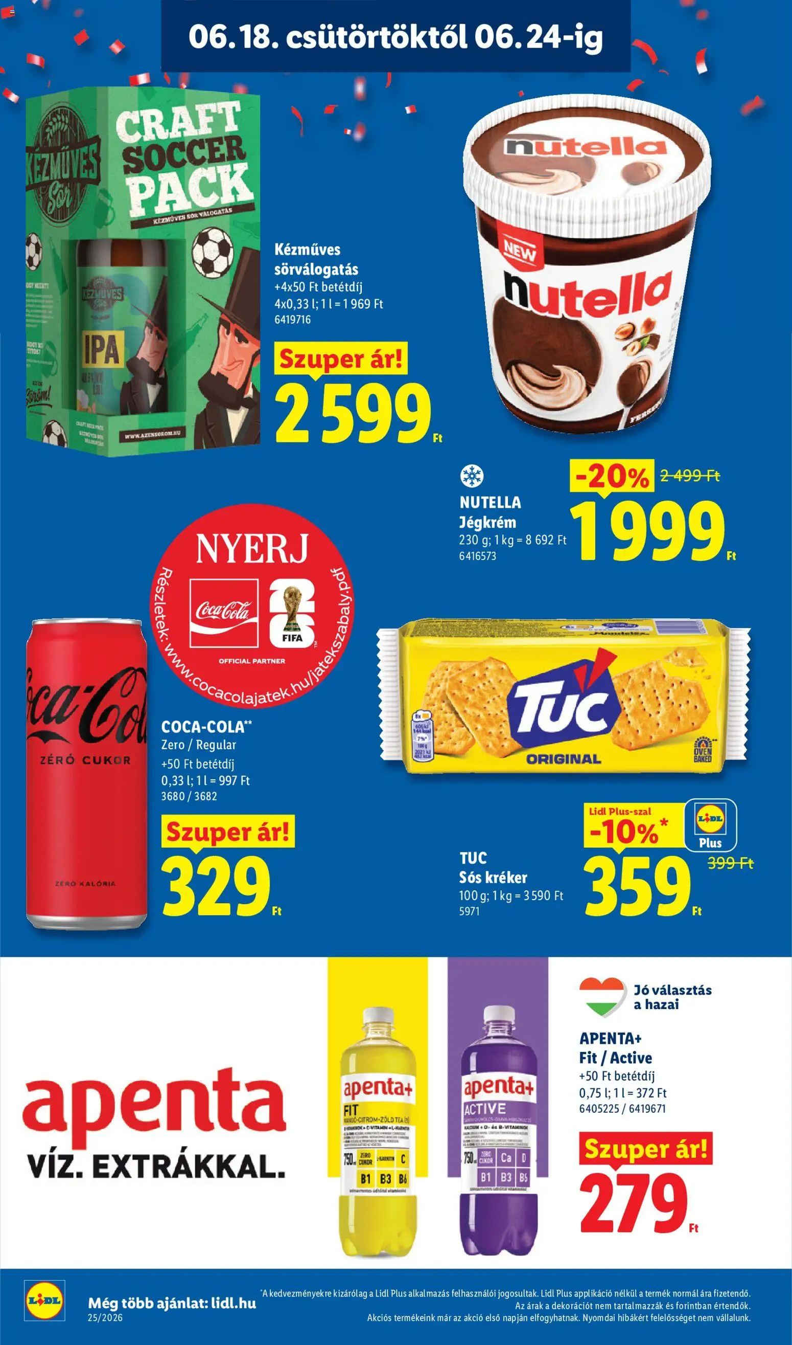 Lidl akciós ujság - amely érvényes a következő dátumtól: 18.06.2026 | Oldal: 20