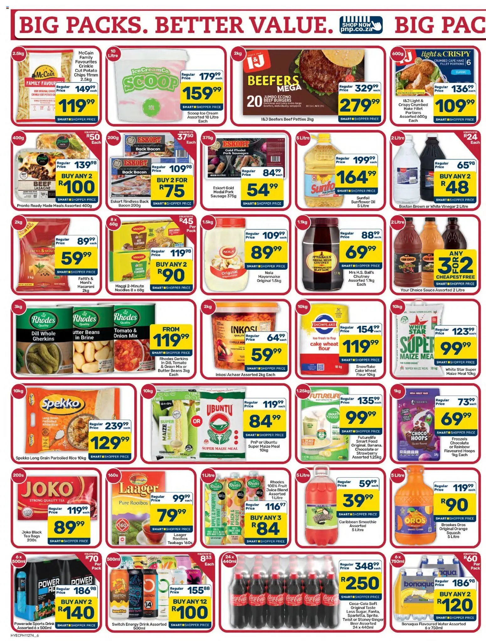 New Pick n Pay catalogue – valid from 25/09/2026 | Page: 6 | Products: Chutney, Protein, Burgers, Mayonnaise