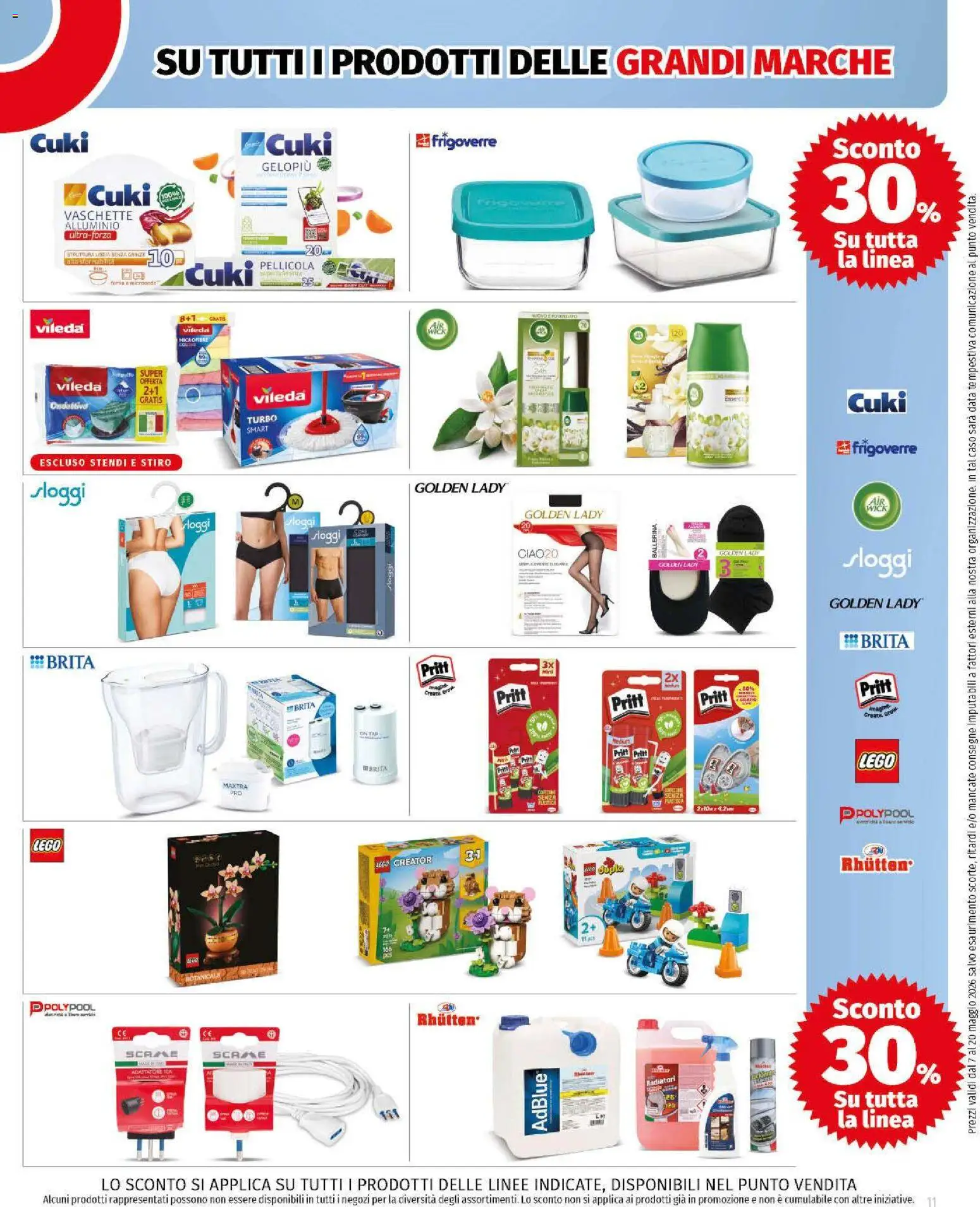 Volantino Ipercoop del 07.05.2026 | Pagina: 11 | Prodotti: Forno a microonde, Forno, Alluminio, Vaschette