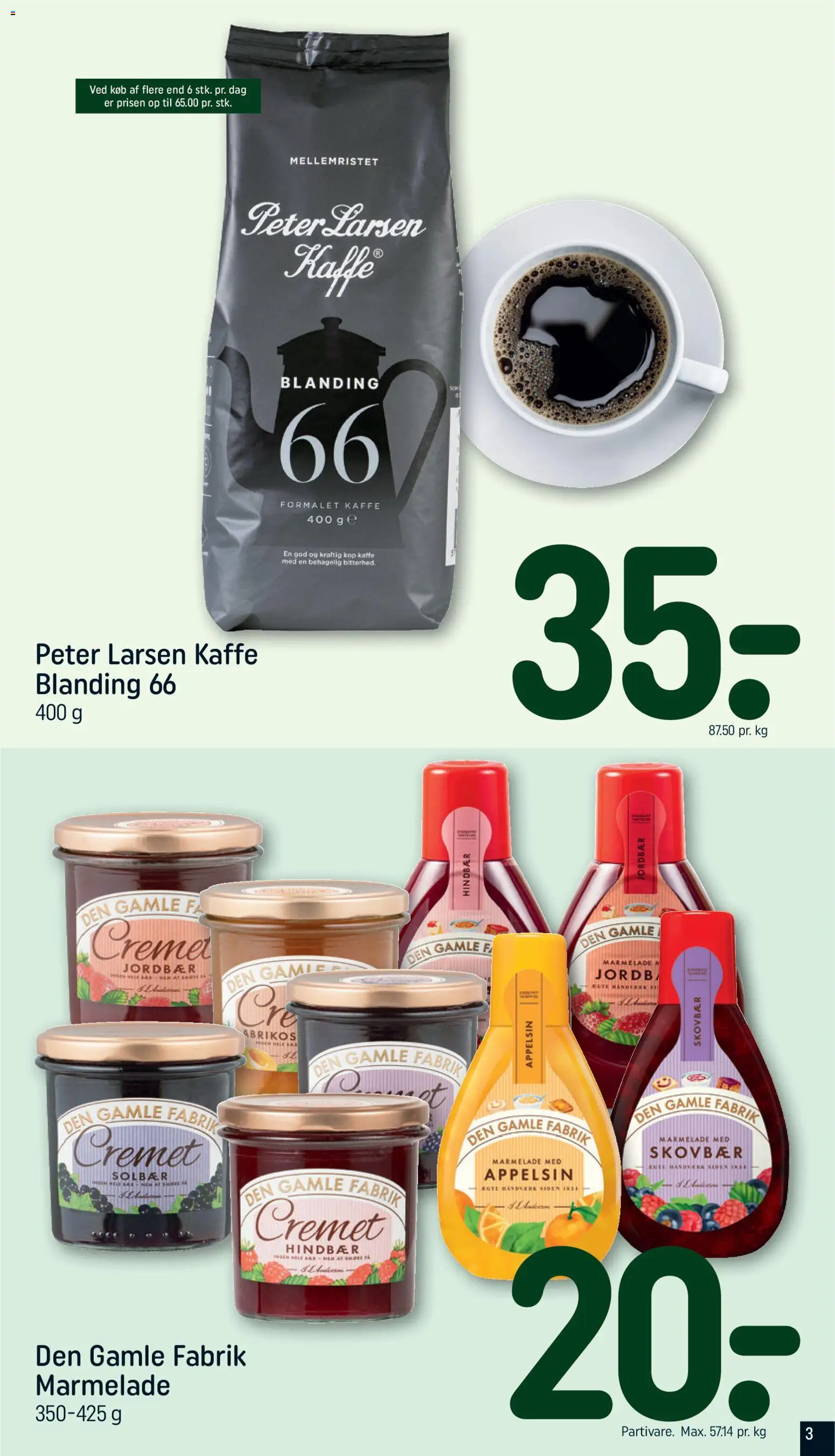 Rema 1000 tilbudsavis – gyldig fra 02/08/2026 | Side: 3 | Produkter: Creme, Kaffe, Jordbær, Hindbær