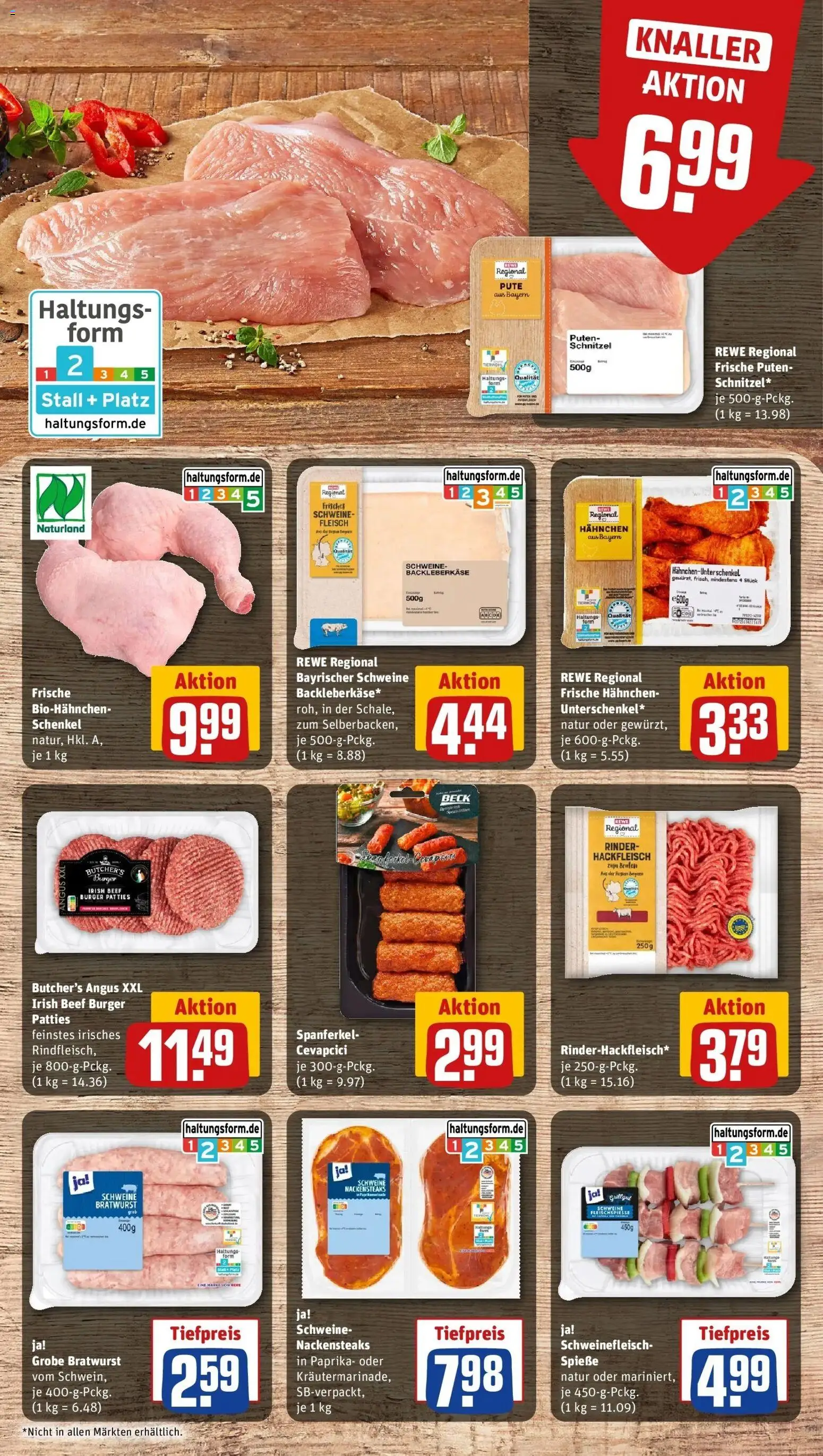 Rewe Prospekt Neunburg Vorm Wald	 – gültig ab 15.03.2026 | Seite: 10 | Produkte: Pute, Hahnchen, Schnitzel, Hackfleisch