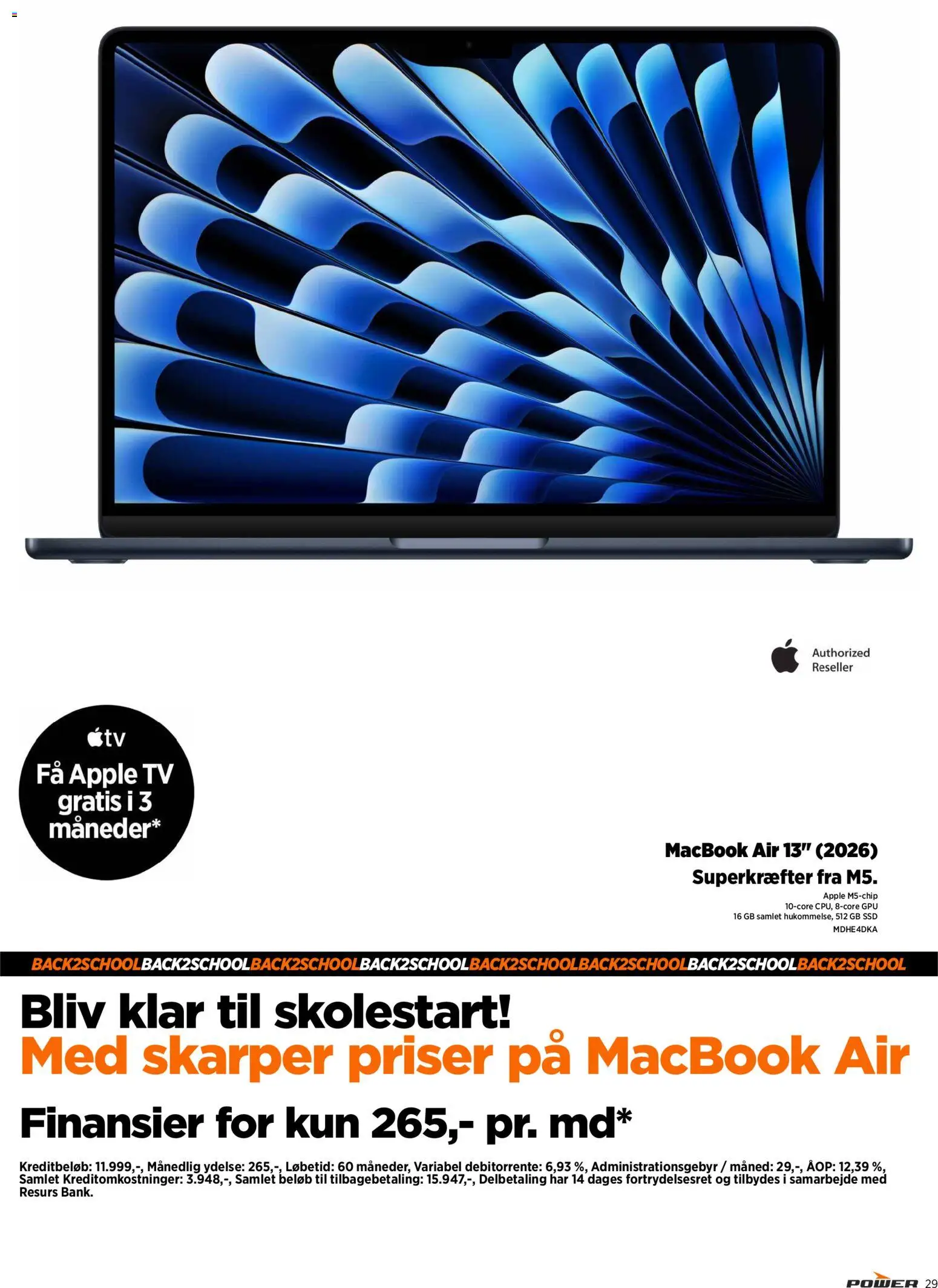 Power tilbudsavis – gyldig fra 17/07/2026 | Side: 29 | Produkter: TV, SSD