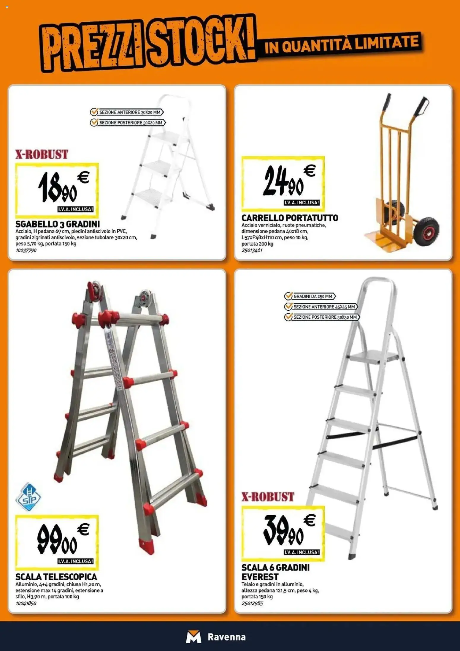 Nuovo TECNOMAT catalogo Ravenna dal 27/08/2026 > offerte anteprima 🛍️ | Pagina: 15 | Prodotti: Carrello, Sgabello, Scala