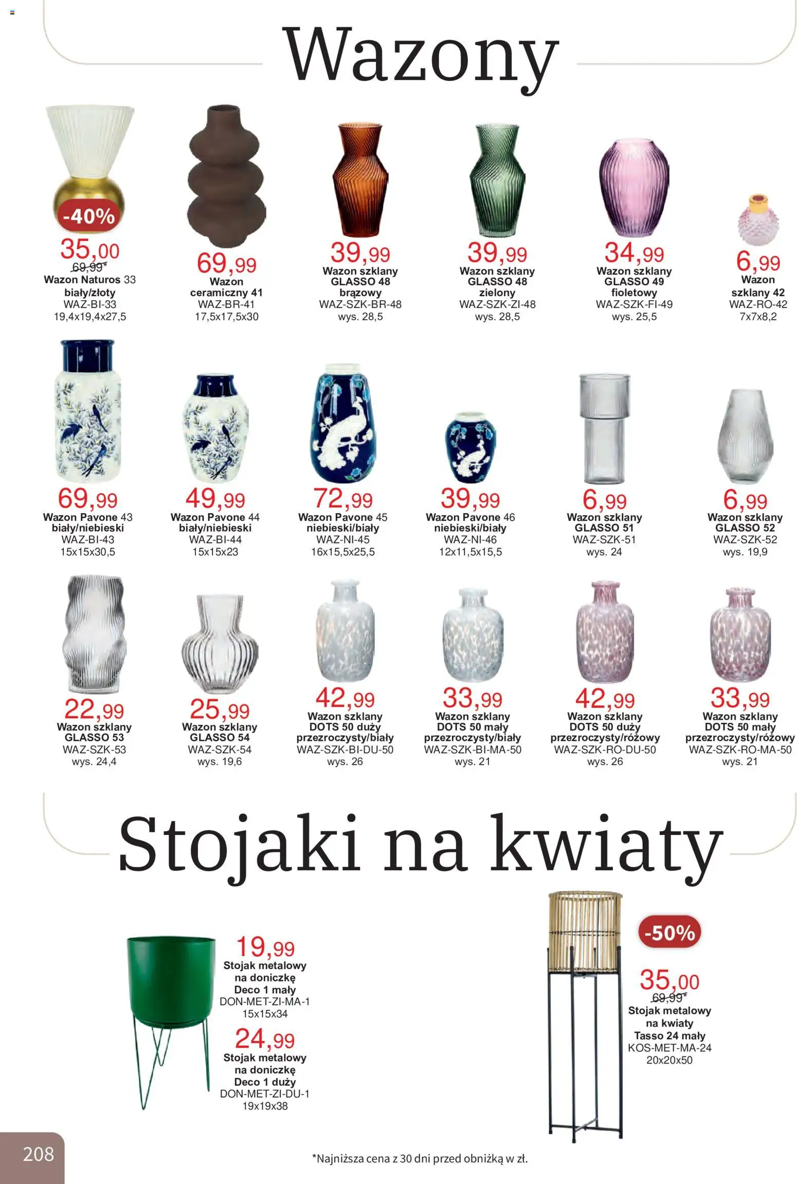 Bodzio Katalog od 01.10.2026 | Strona: 208 | Produkty: Wazon, Kwiaty