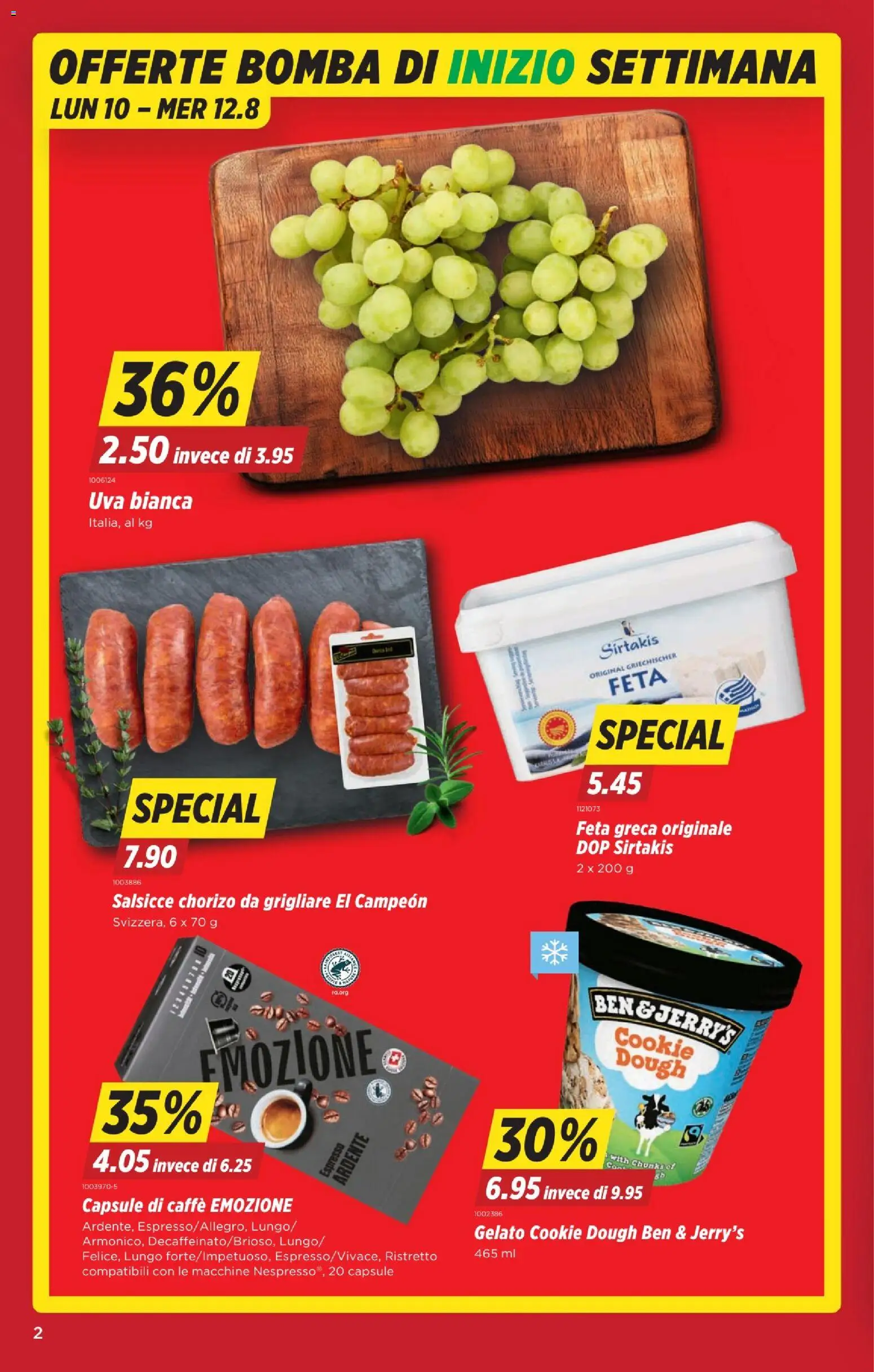 Denner aktionen IT – gültig ab 06.08.2026 | Seite: 2 | Produkte: Feta