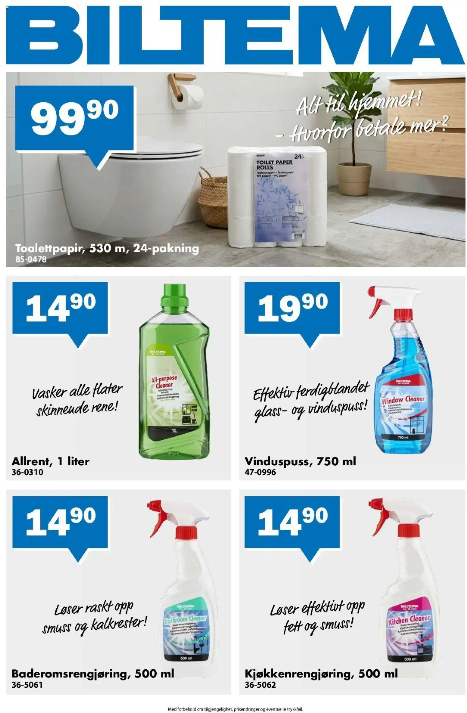 Biltema Hverdagsprodukter 2026 (19/06/2026 - 18/07/2026) catalogue cover