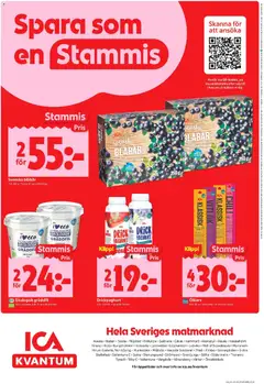 ICA Kvantum erbjudanden - Förhandsvisning av reklamblad från butik ICA Kvantum aktuell från 25.05.2026 | Sida: 10 | Produkter: Såg, Yoghurt, Gräddfil, Blåbär