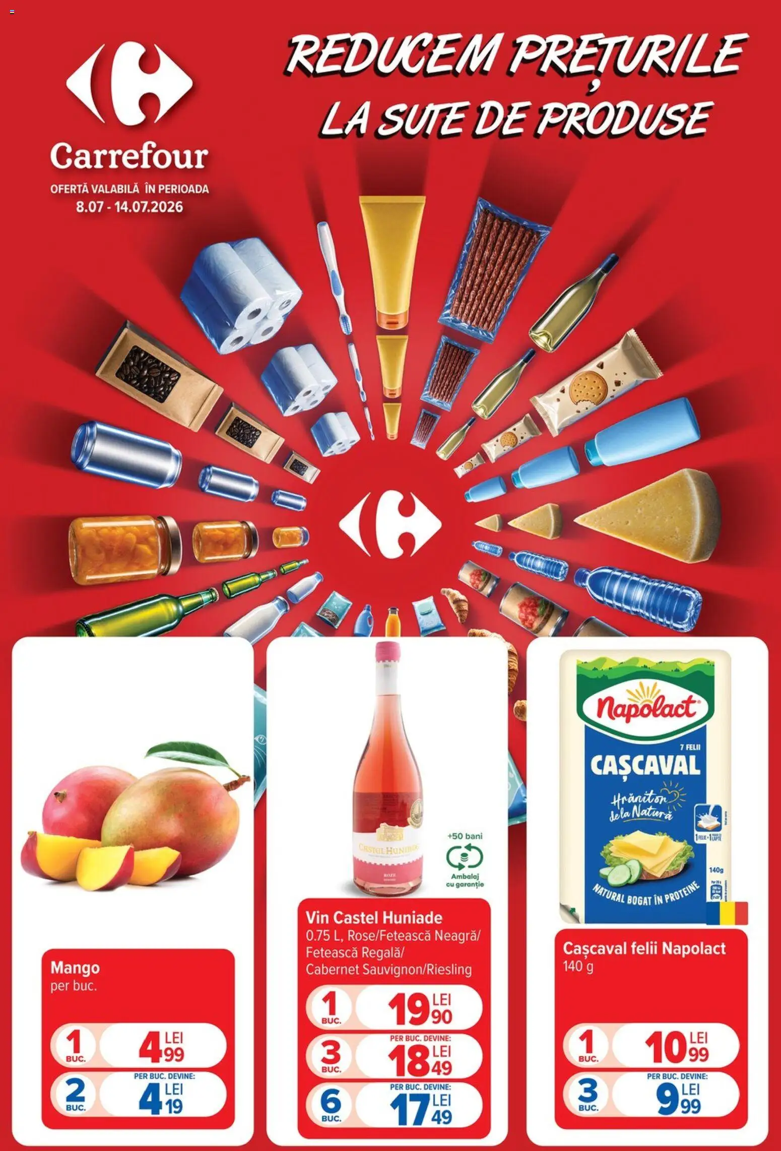 Noul catalog Carrefour – valabil de la 08.07.2026 | Pagină: 1