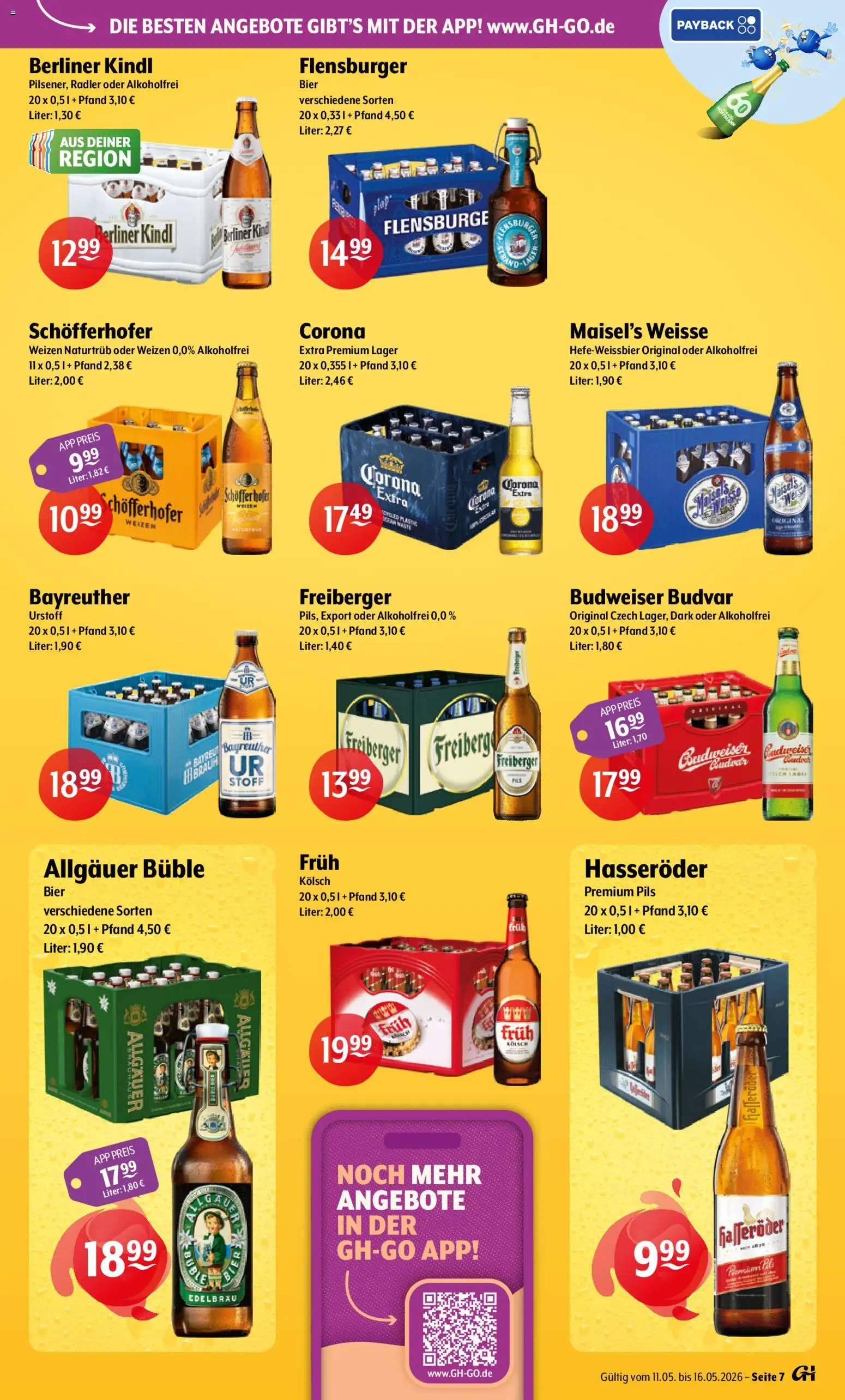 Trink und Spare Prospekt – gültig ab 11.05.2026 | Seite: 7 | Produkte: Bier, Pils, Flensburger, Hasseröder