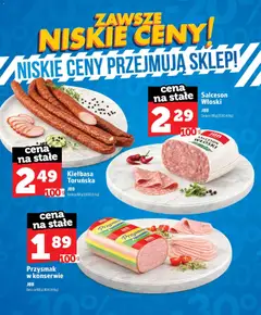 Pogląd oferty "Topaz gazetka - Zawsze Niskie Ceny" - ważna od 01.07.2026 | Strona: 5 | Produkty: Kiełbasa, Kiełbasa toruńska, Salceson