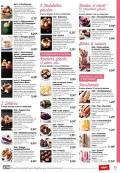 Thiriet - Prévisualisation de Thiriet Catalogue livraison à domicile valide à partir de 24/06/2026 | Page: 56 | Produits: Glaces, Fraise, Spéculoos, Mignardises