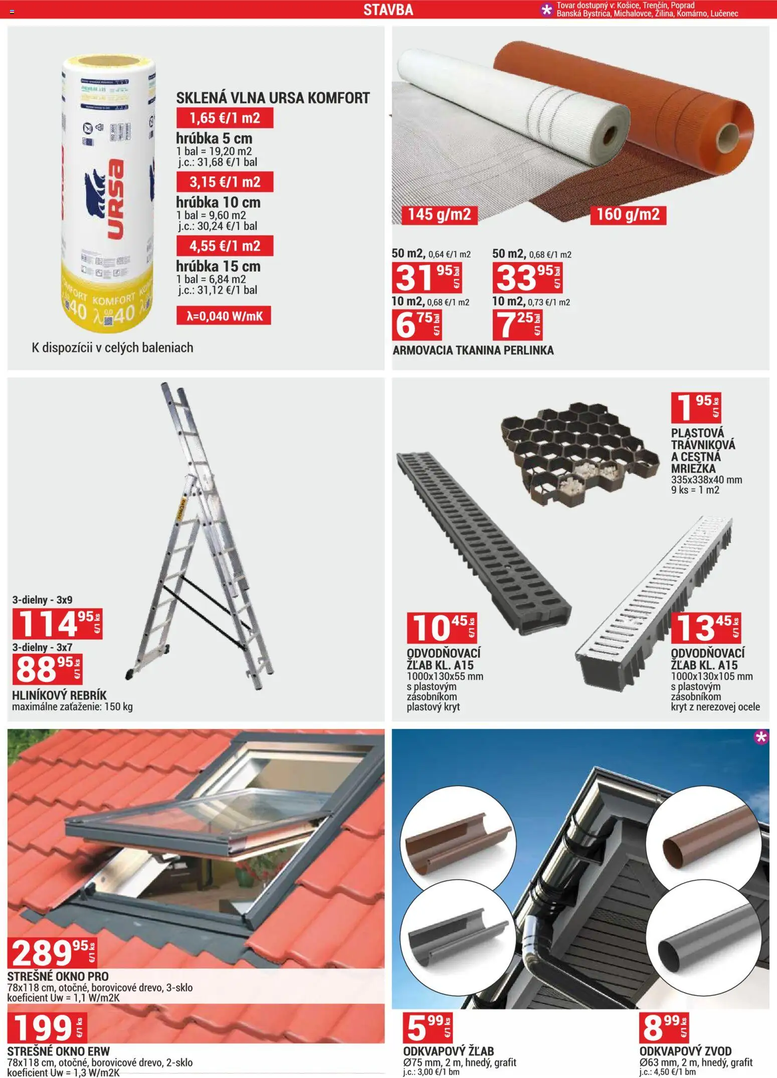 Nové Merkury Market akcie – leták je platný od 01.07.2026 | Strana: 12 | Produkty: Rebrík