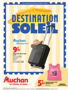 Auchan - Prévisualisation de Auchan Valises et vacances valide à partir de 16.06.2026