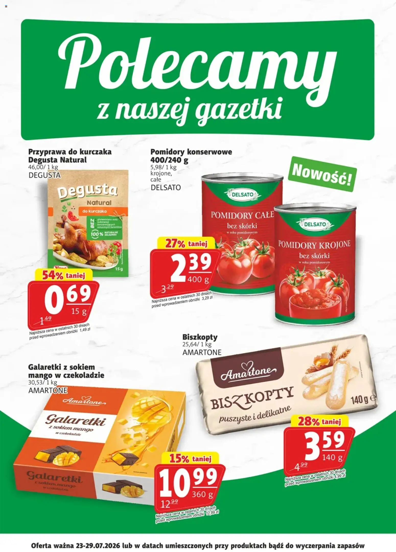 Prim Market promocje - Primcard od 23.07.2026 | Strona: 2 | Produkty: Mango, Galaretki, Pomidory