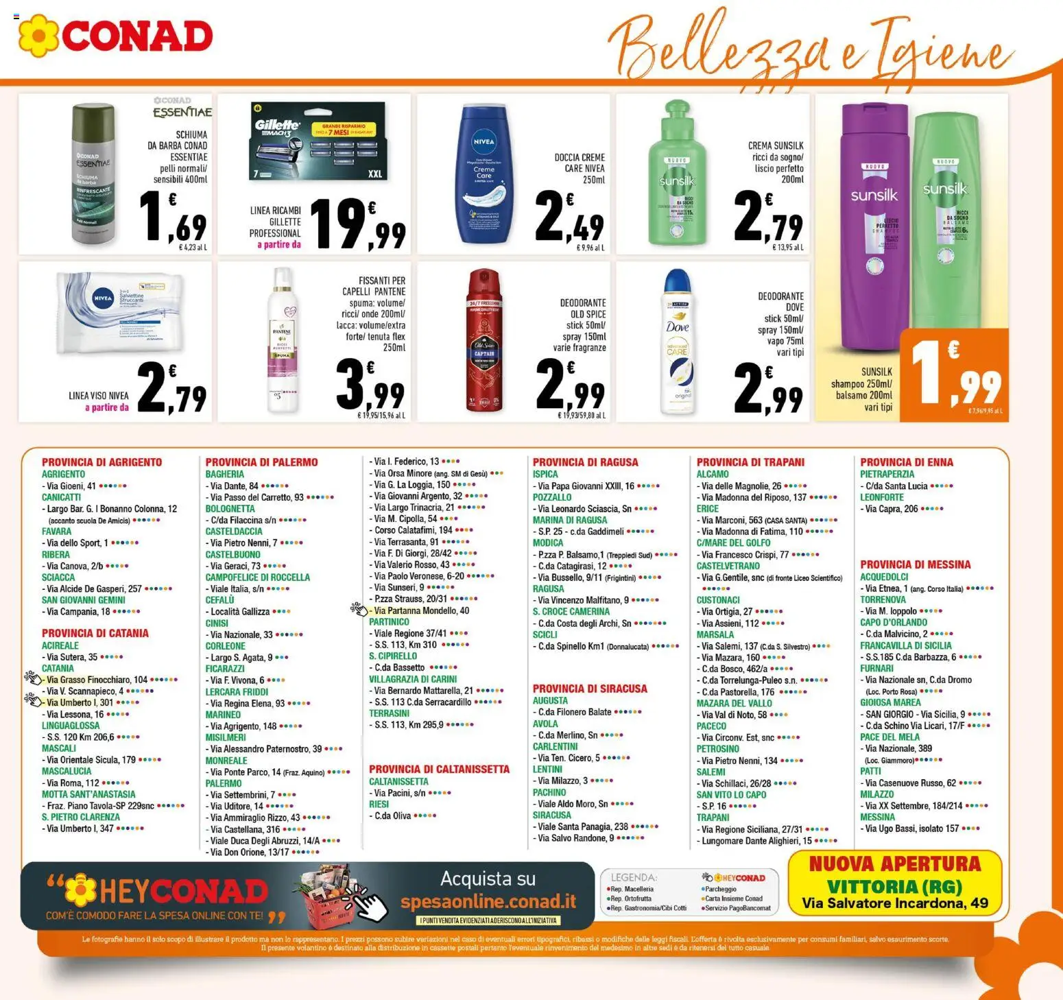 Volantino Conad del 23/09/2026 | Pagina: 23 | Prodotti: Shampoo, Crema, Bagno, Doccia