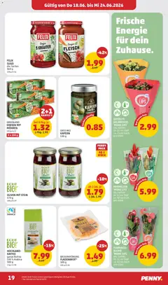 Penny Markt Schmankerl Post ab 18.06.2026 gültig | Seite: 19 | Produkte: Erbsen, Szeder, Kaffee