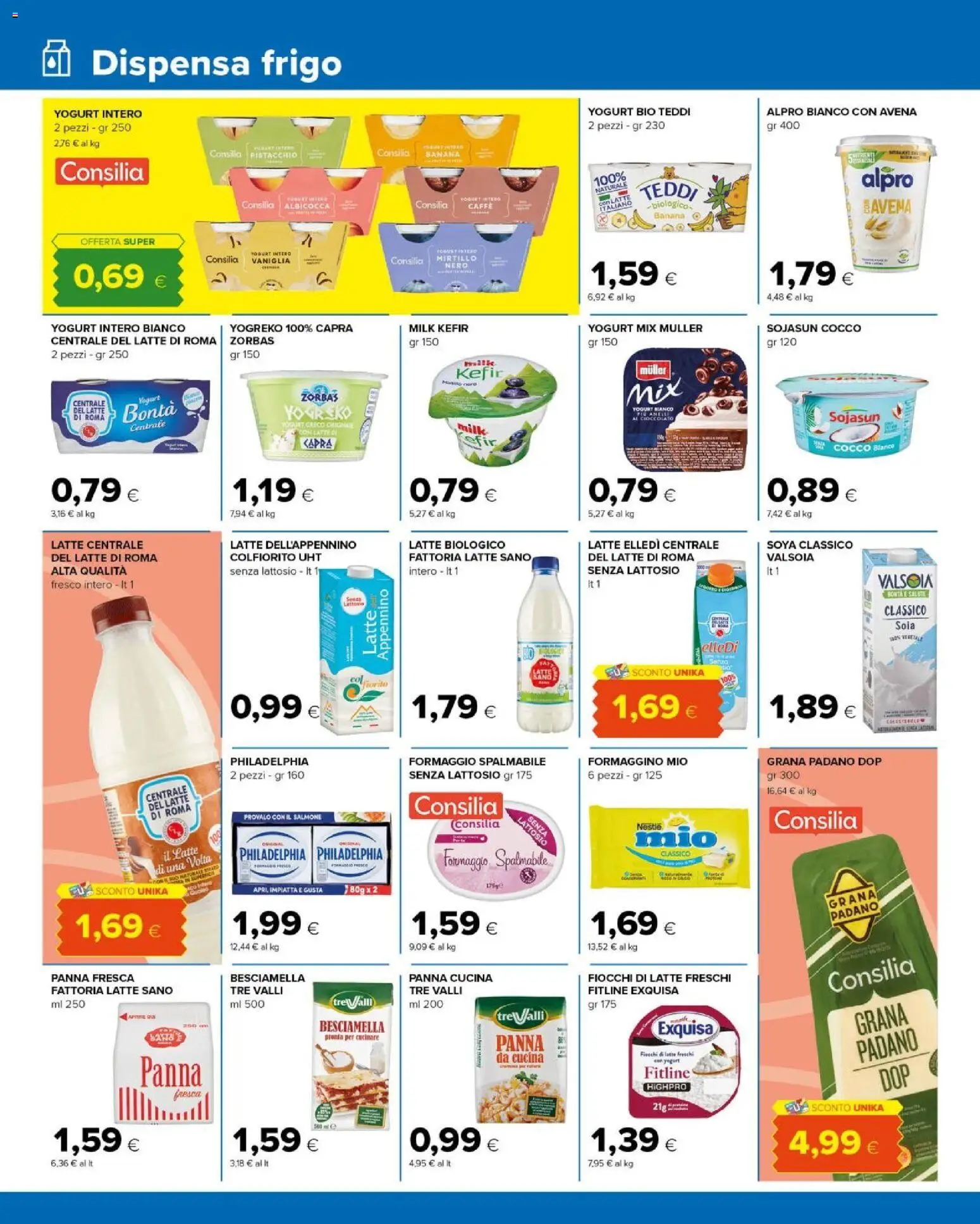 Volantino Tigre del 10.03.2026 | Pagina: 6 | Prodotti: Caffè, Fiocchi di latte, Formaggio, Cocco