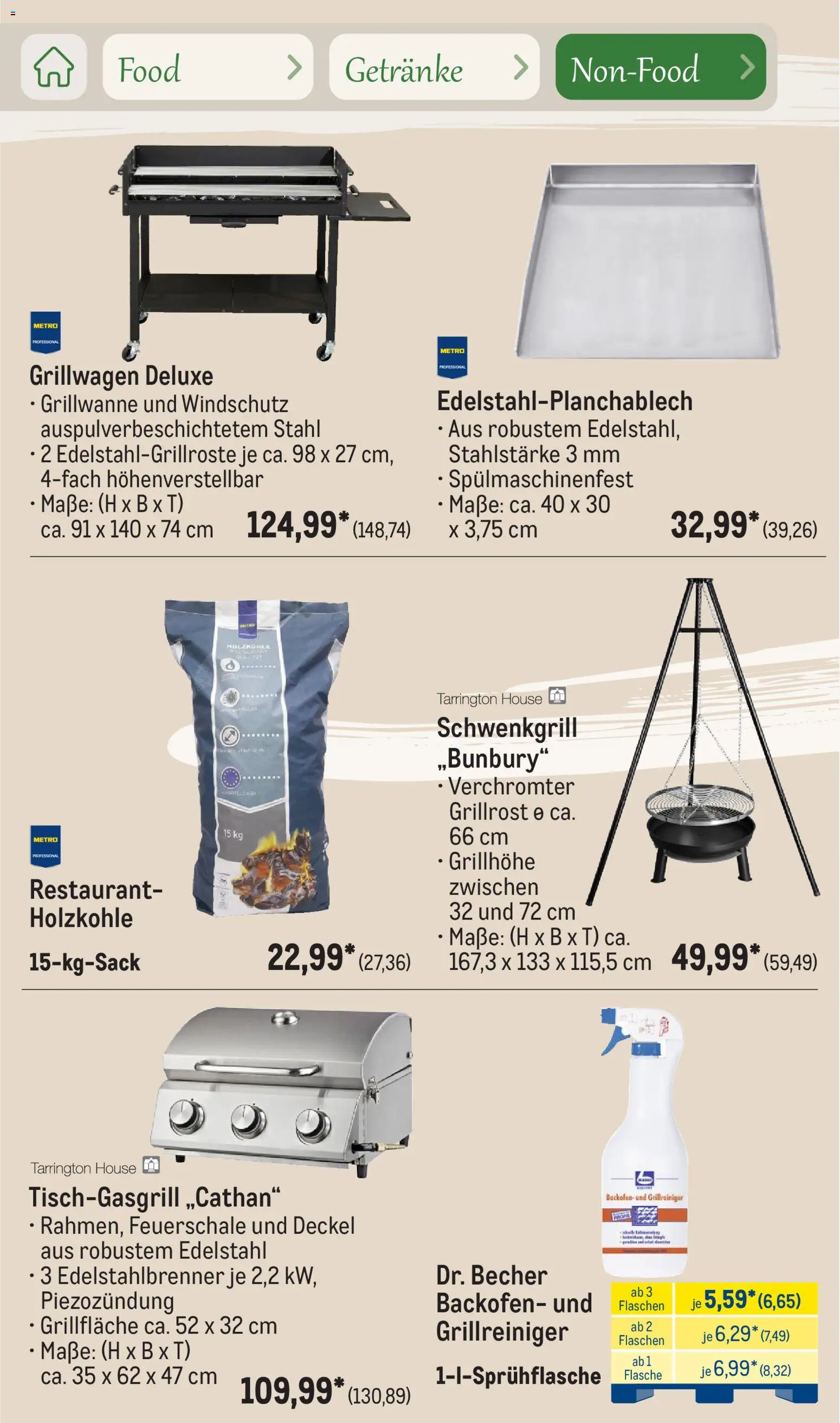 Metro Saisonkatalog Outdoor Dining – gültig ab 01.06.2026 | Seite: 93 | Produkte: Backofen