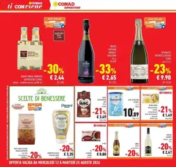 Anteprima del volantino ACQUA TONICA PREMIUM SAPORI&IDEE CONAD, indian - mediterranean 4x200 ml valido a partire dal 12/08/2026 | Pagina: 34
