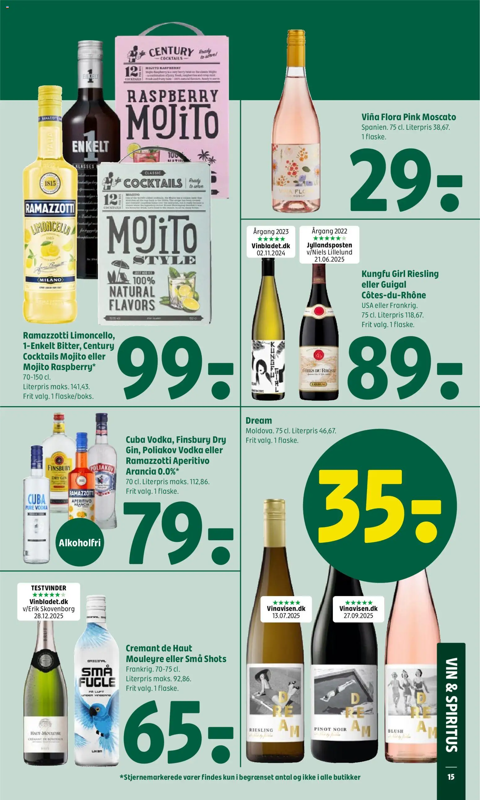 Coop 365 tilbudsavis – gyldig fra 04.06.2026 | Side: 18 | Produkter: Blush, Vin, Gin, Vodka