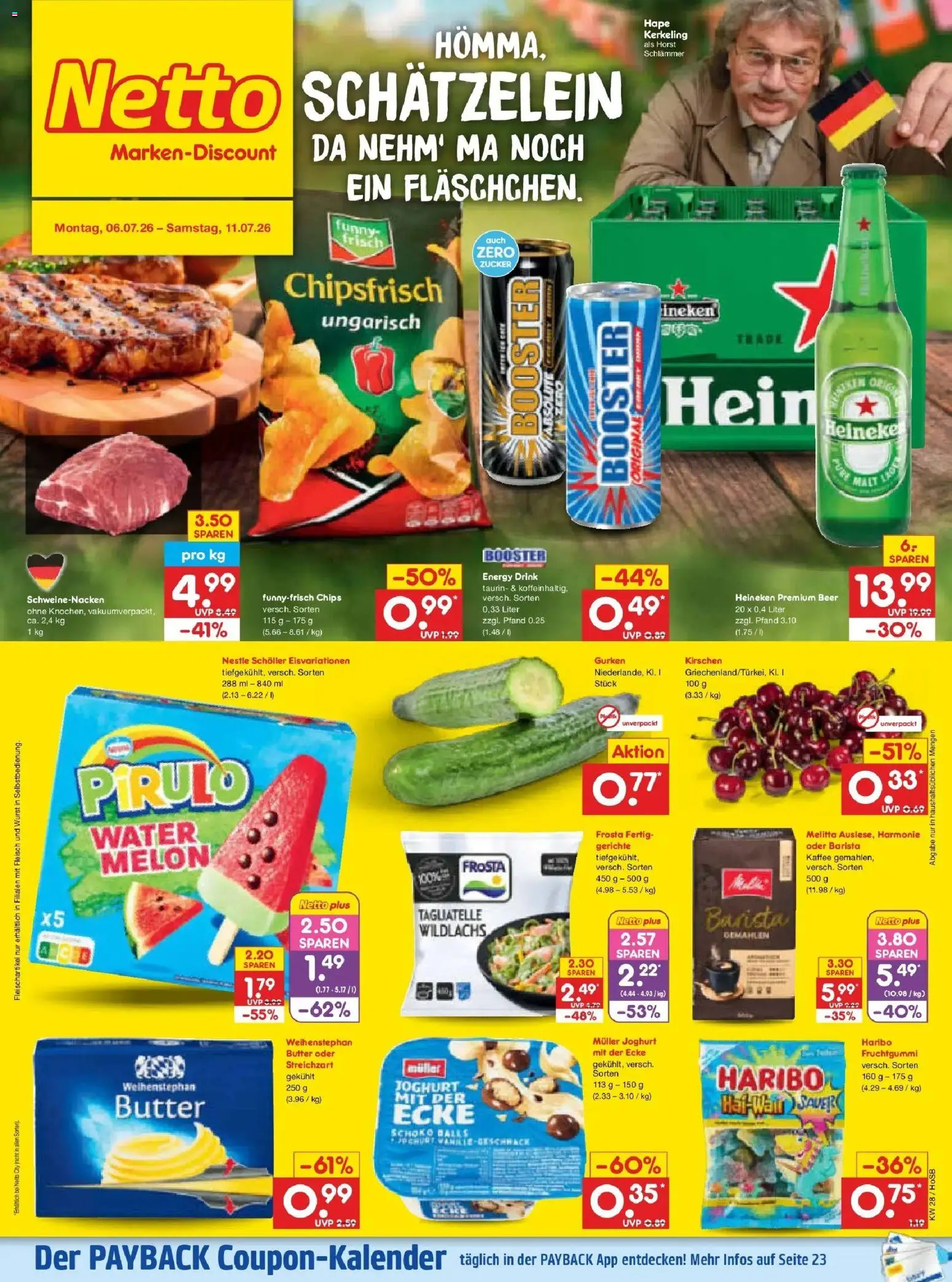 Netto Marken-Discount - Netto: Wochenangebote – gültig ab 05.07.2026 | Seite: 1 | Produkte: Haribo, Butter, Zucker, Chips