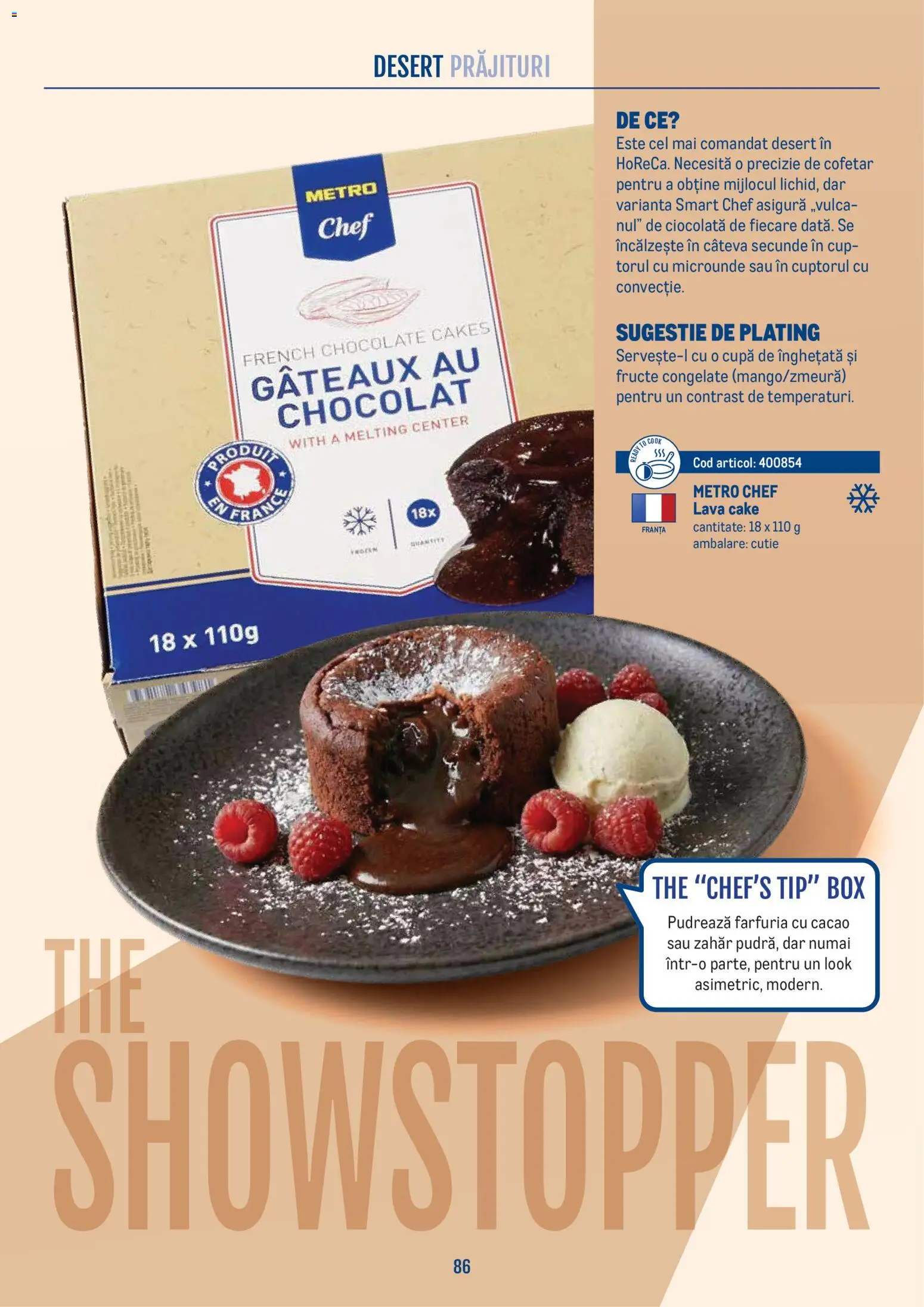 Noul catalog Metro – valabil de la 21.04.2026 | Pagină: 86 | Produse: Ciocolată, Cacao, Înghețată, Zahăr