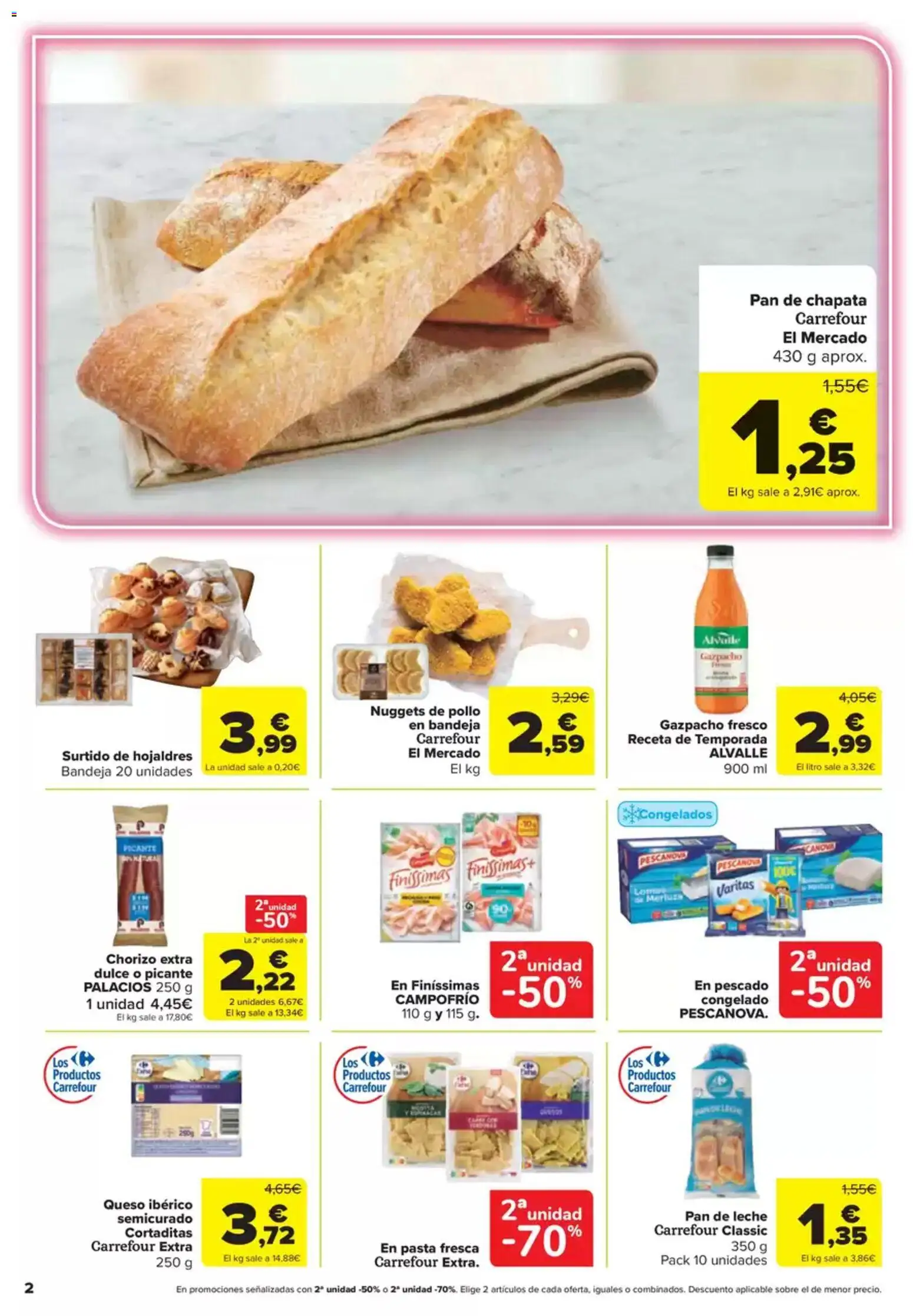 Carrefour Express folleto │ válido desde el 26/08/2026 | Página: 2 | Productos: Queso, Pan, Pan de leche, Pollo
