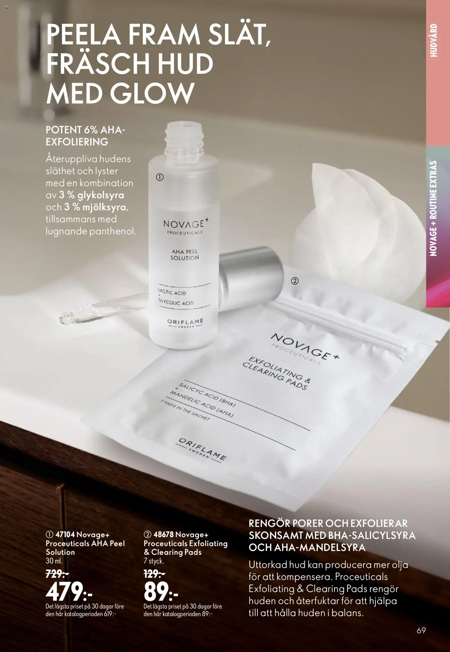 Oriflame reklamblad aktuell från 16/09/2026 | Sida: 69 | Produkter: Olja, Pads