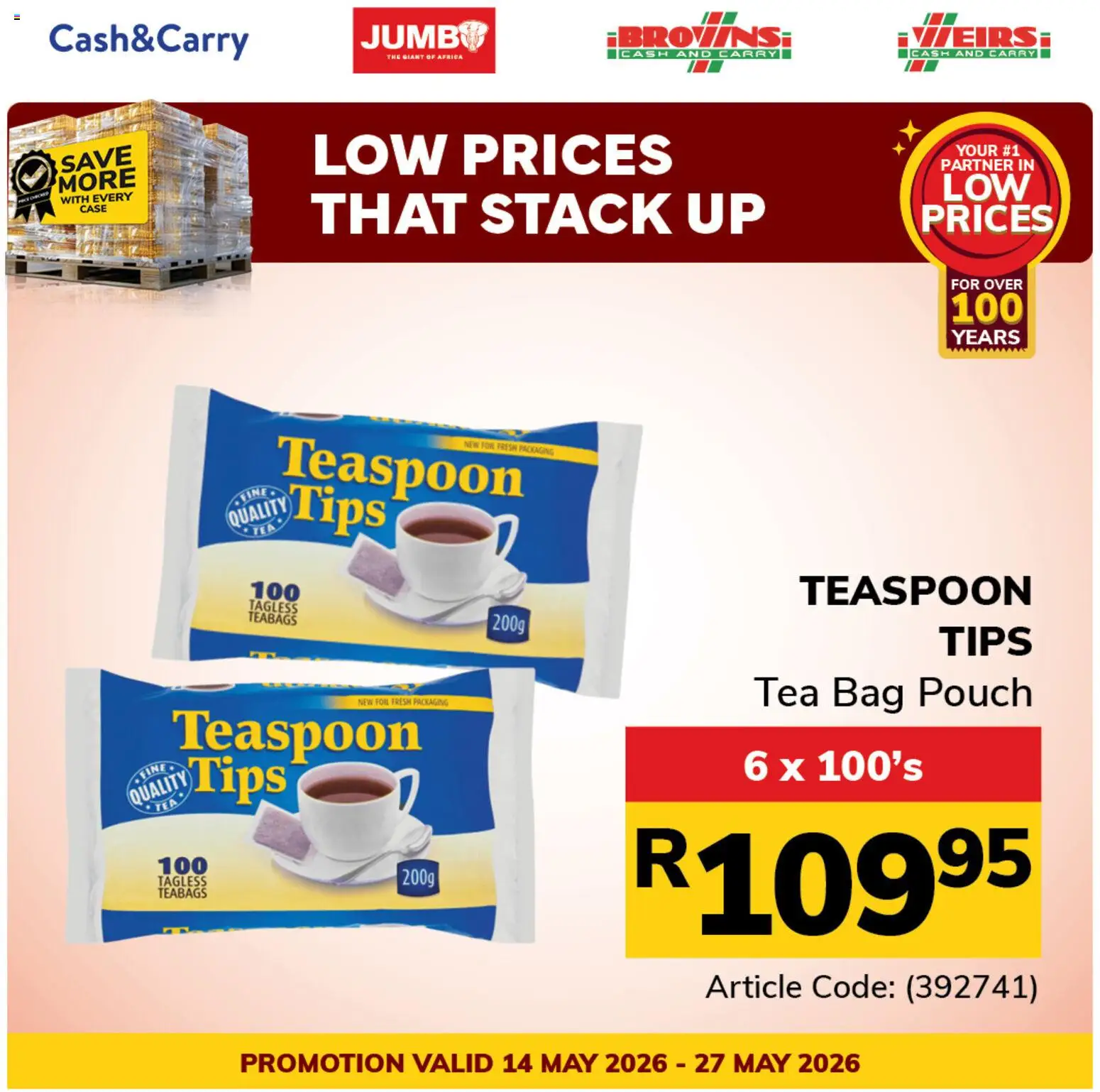 New Jumbo catalogue – valid from 14.05.2026 | Page: 4 | Products: Case, Bag, Tea