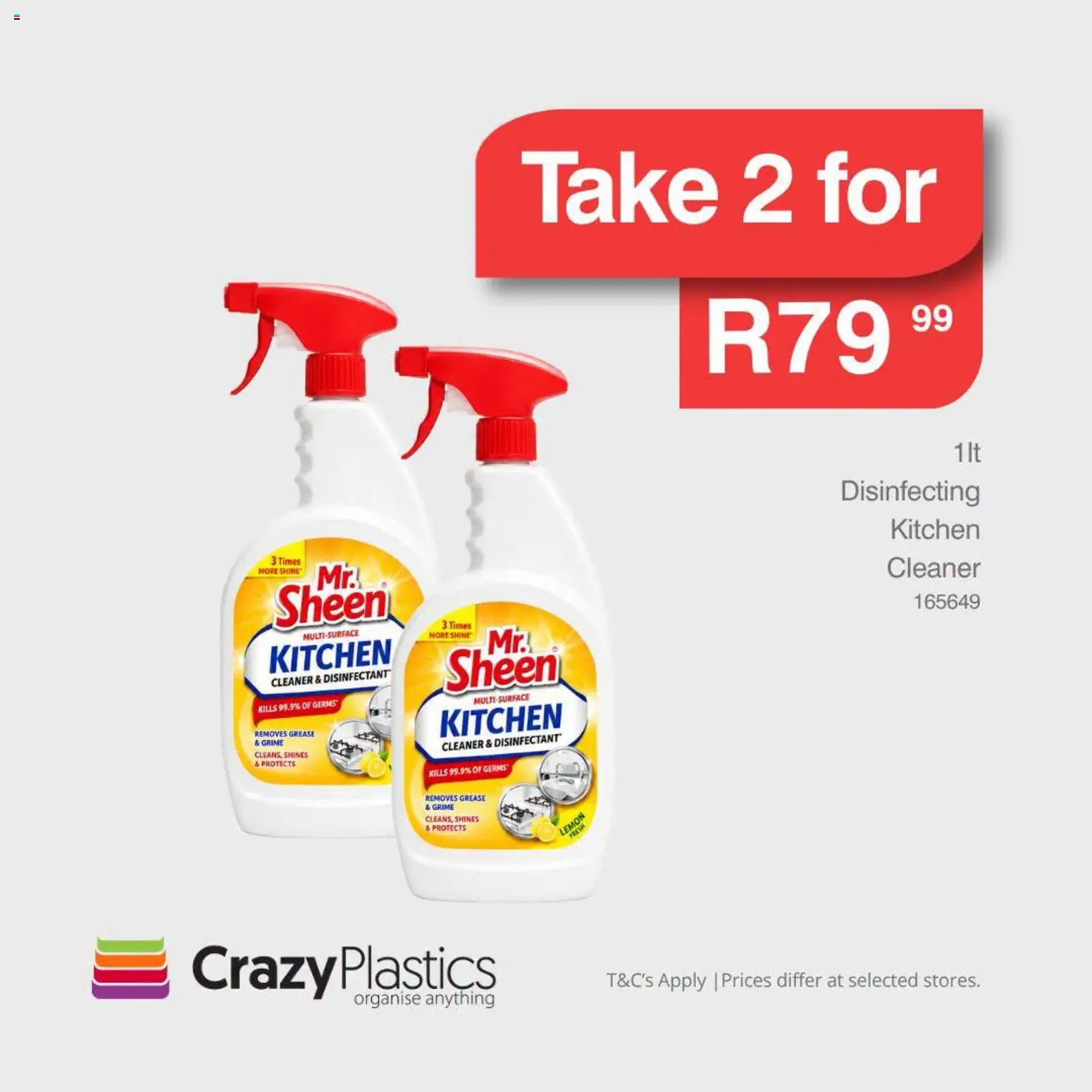 New Crazy Plastics catalogue – valid from 14/07/2026 | Page: 2 | Products: Disinfectant