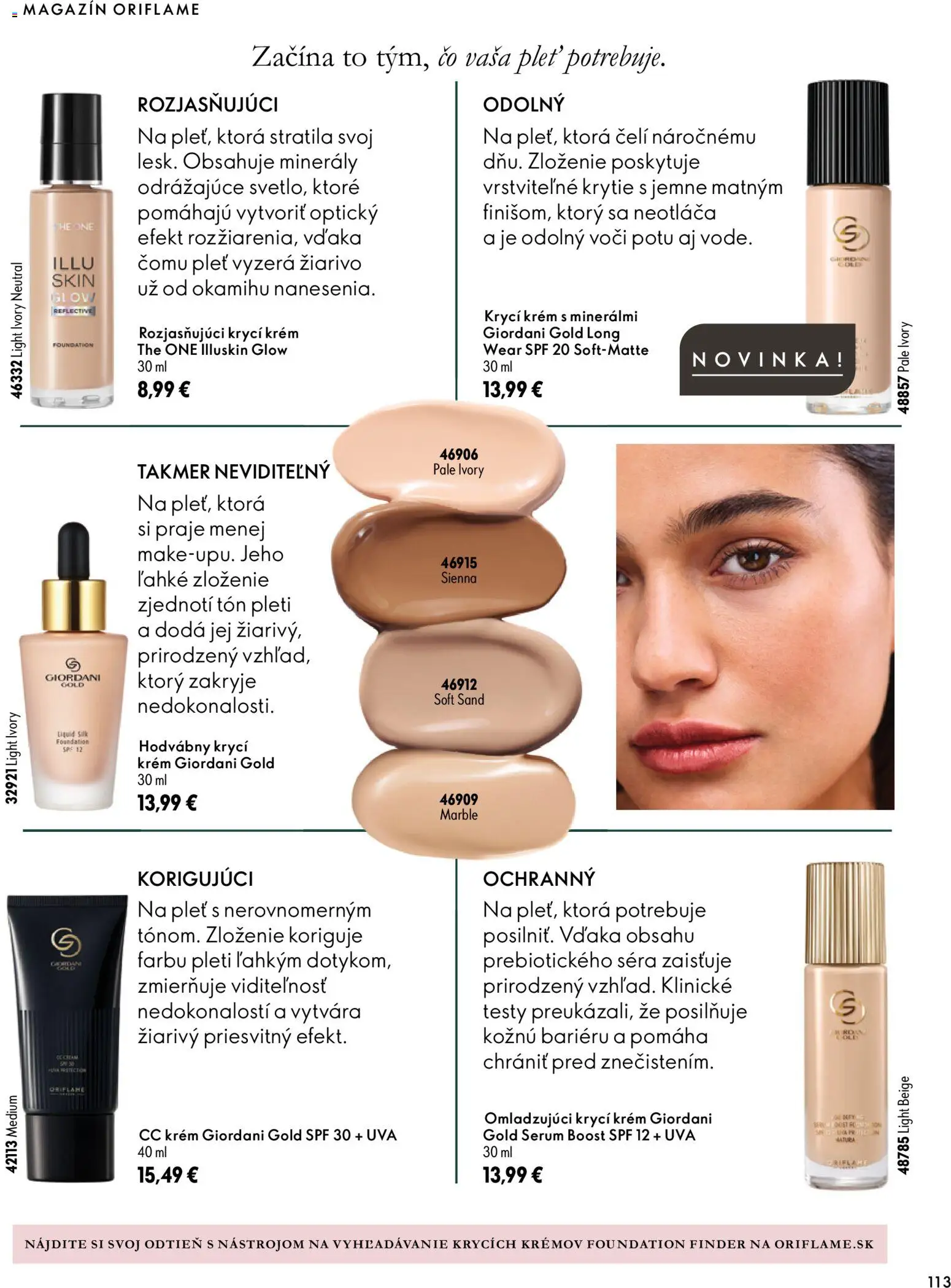 Nové Oriflame akcie – leták je platný od 30.09.2026 | Strana: 113 | Produkty: CC krém, Krém