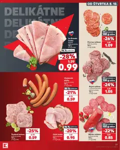 Kaufland SK akciós újság - amely érvényes a következő dátumtól: 2026.10.08. | Oldal: 25