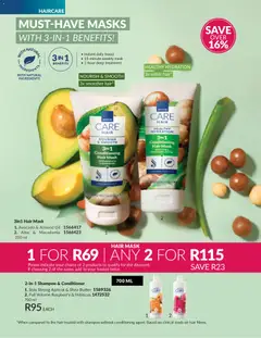 Avon specials catalogue – valid from 01/06/2026 | Page: 156 | Products: Agua con gas, Oil, Shampoo, Conditioner