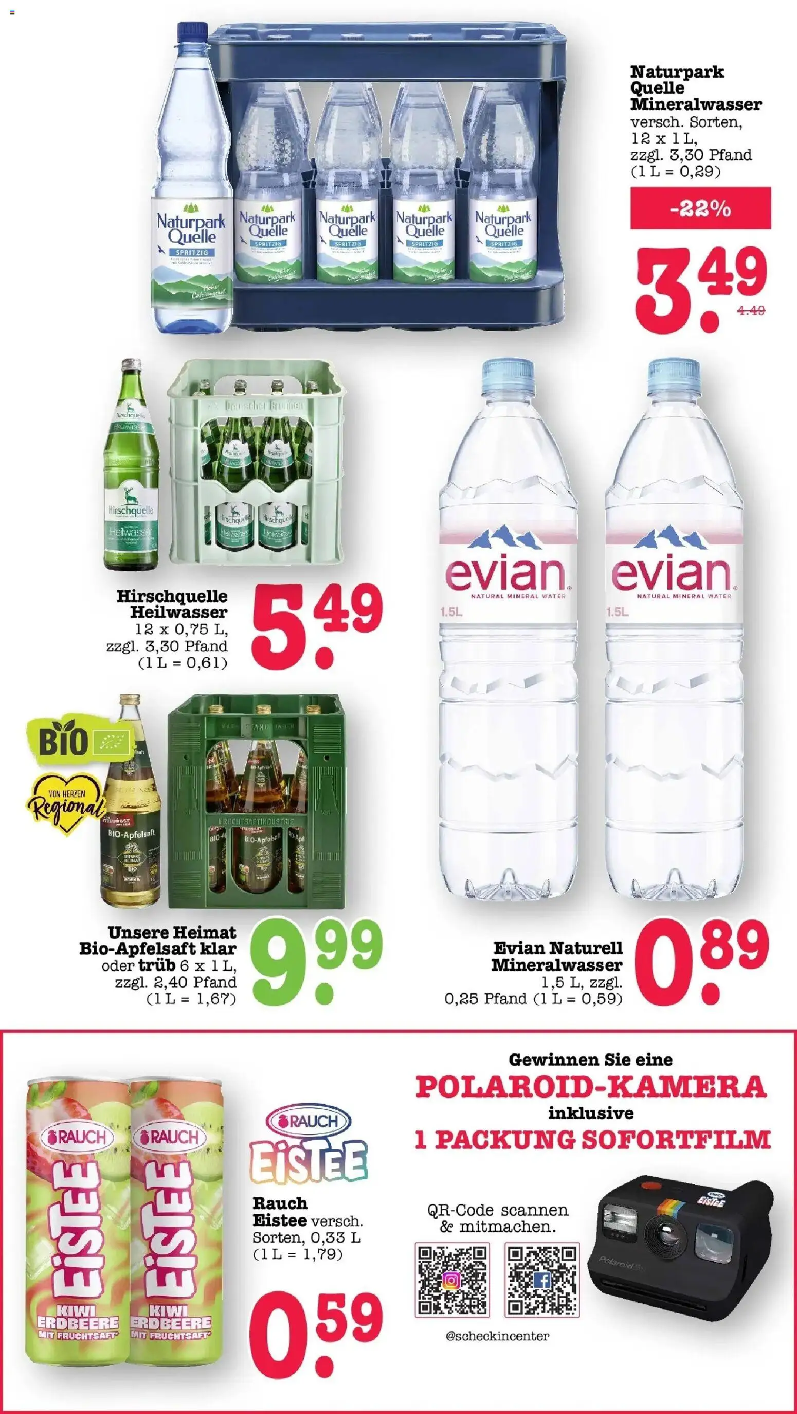 E center - E center: Wochenangebote – gültig ab 28.06.2026 | Seite: 42 | Produkte: Mineralwasser, Kiwi, Fruchtsaft