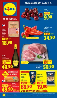 Náhled letáku Lidl leták od 29.06.2026