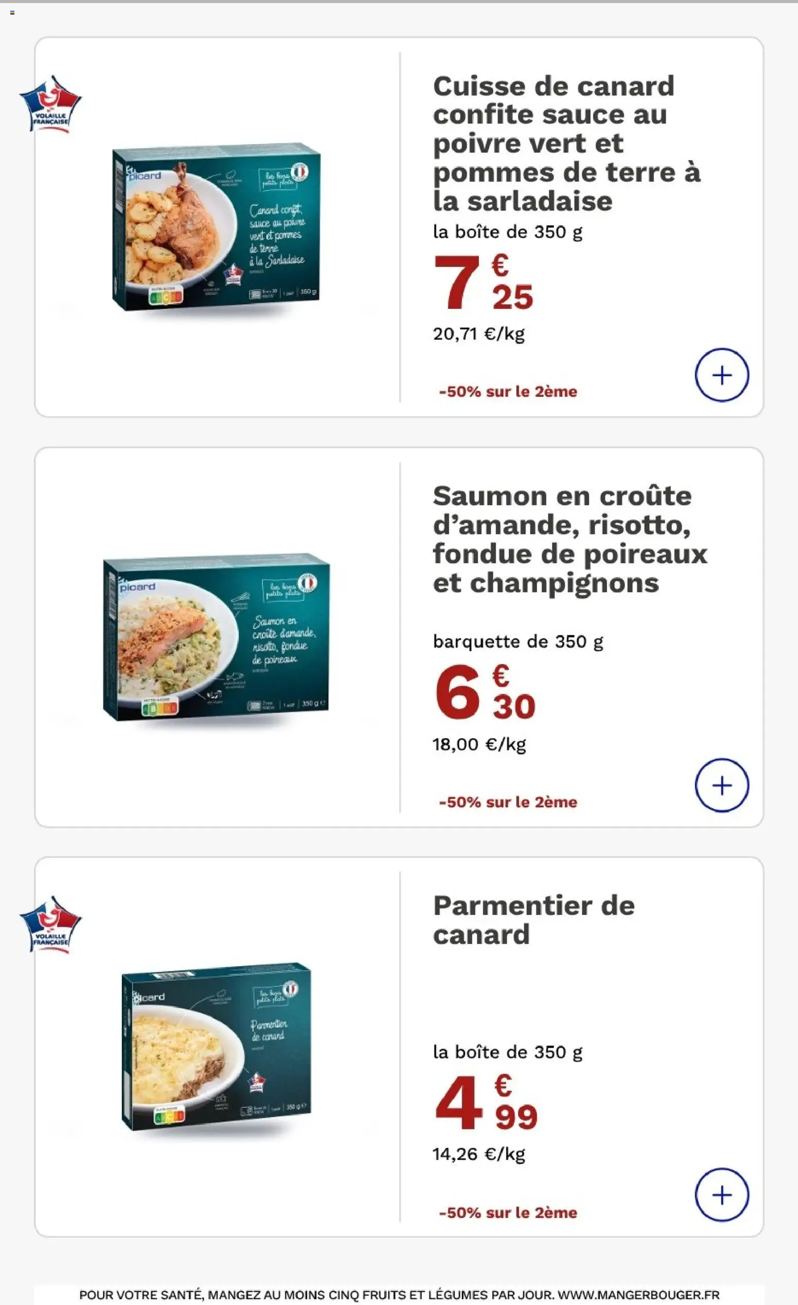 {H1} | Page: 9 | Produits: Canard, Champignons, Volaille, Saumon en croûte