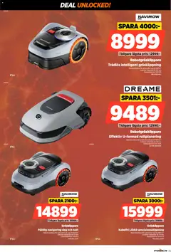 Power erbjudanden - Förhandsvisning av reklamblad från butik Power aktuell från 24/09/2026 | Sida: 73 | Produkter: Robotgräsklippare, Navigering, Gräsklippare