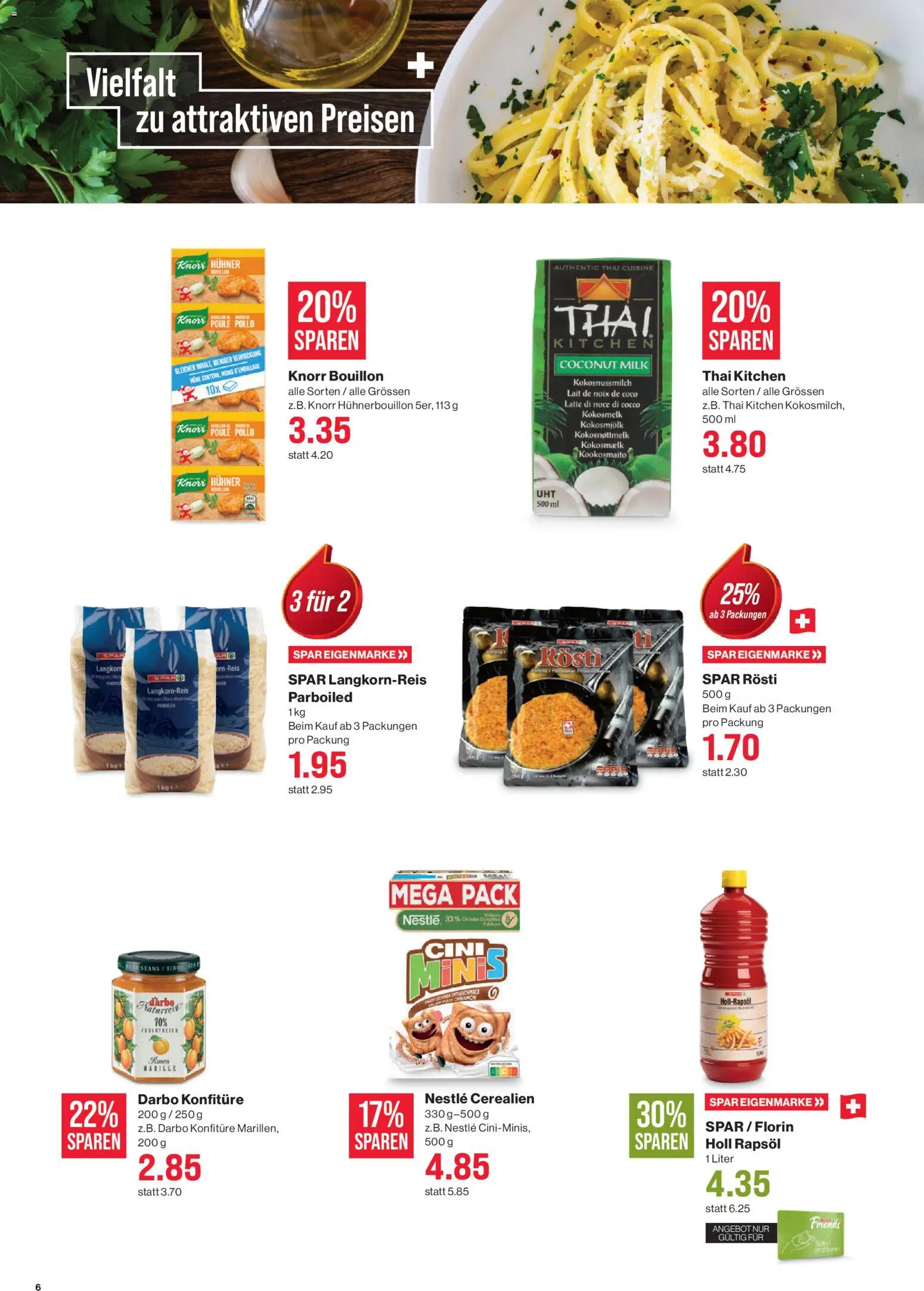 SPAR aktionen – gültig ab 25.06.2026 | Seite: 6 | Produkte: Rapsöl, Chili