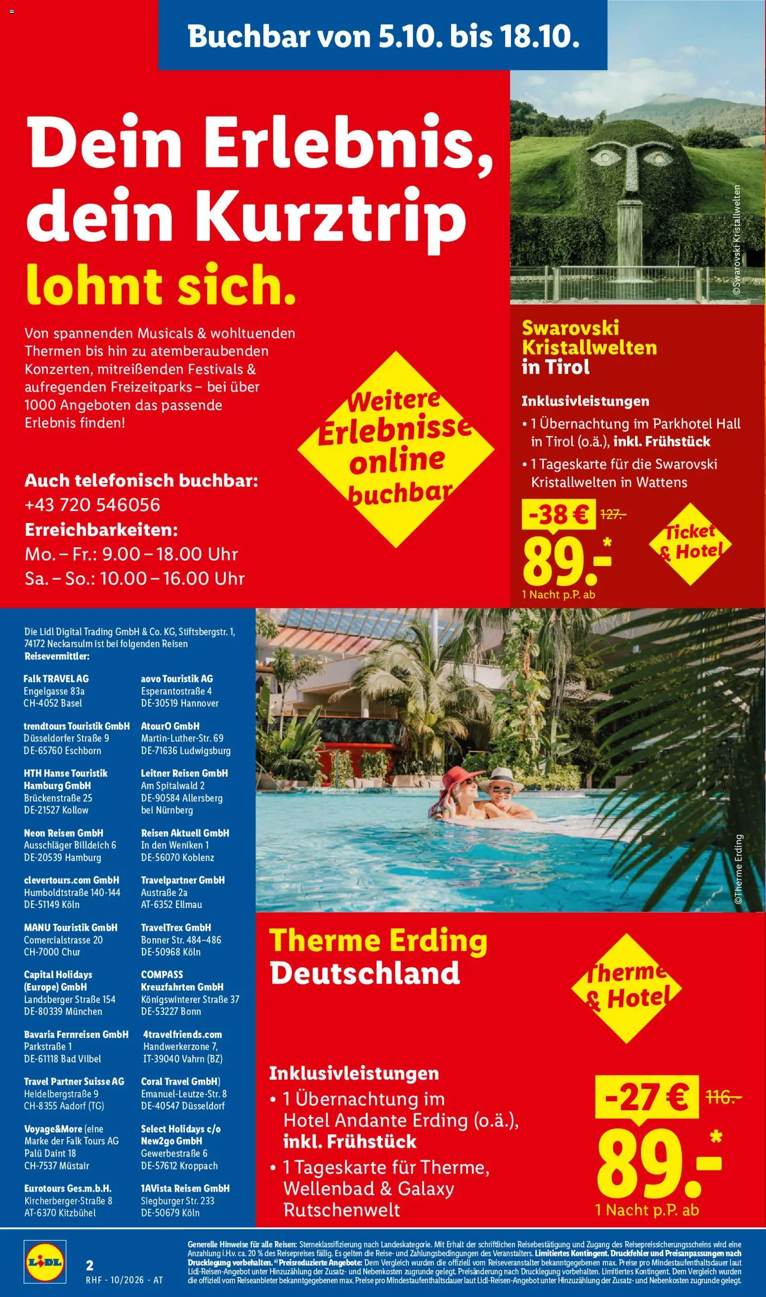 Lidl Buchbar gültig ab 30.09.2026 | Seite: 2 | Produkte: Uhr, Bad