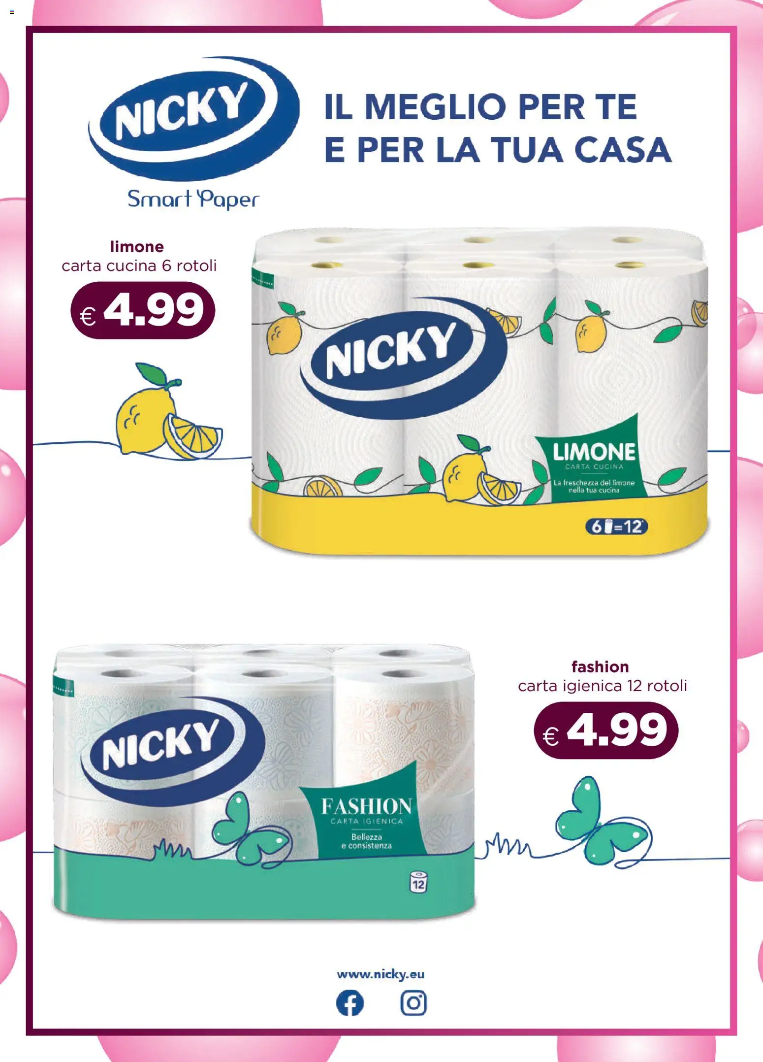 Volantino Acqua e Sapone del 26.04.2026 | Pagina: 8 | Prodotti: Carta igienica, Tè, Limone