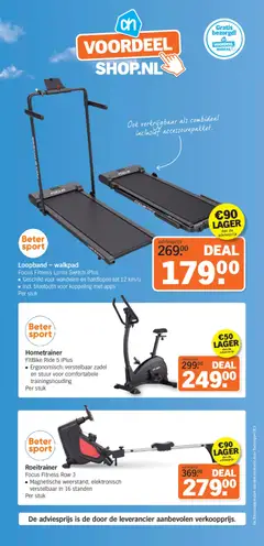 Voordeelshop folder week 37 - Voorbeeld van een folder van Albert Heijn, geldig van 07-09-2026 | Pagina: 3 | Producten: Loopband, Bluetooth