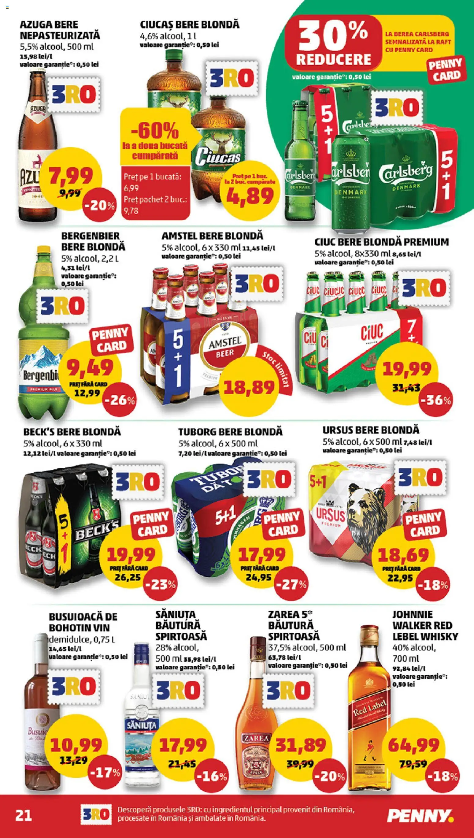 Noul catalog PENNY – valabil de la 10.06.2026 | Pagină: 21 | Produse: Raft, Vin, Bere, Plastik Kulübe
