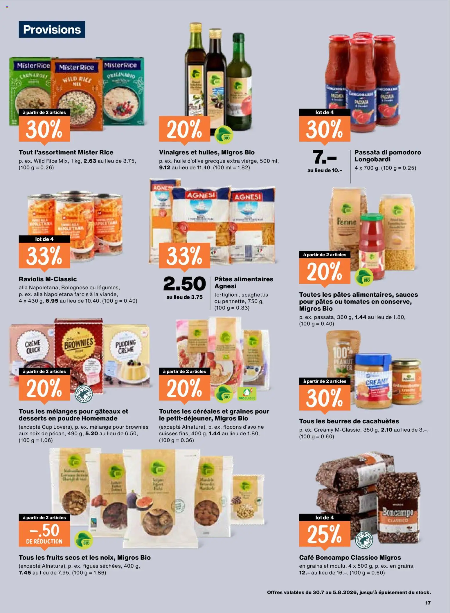 Migros aktionen FR – gültig ab 30.07.2026 | Seite: 17