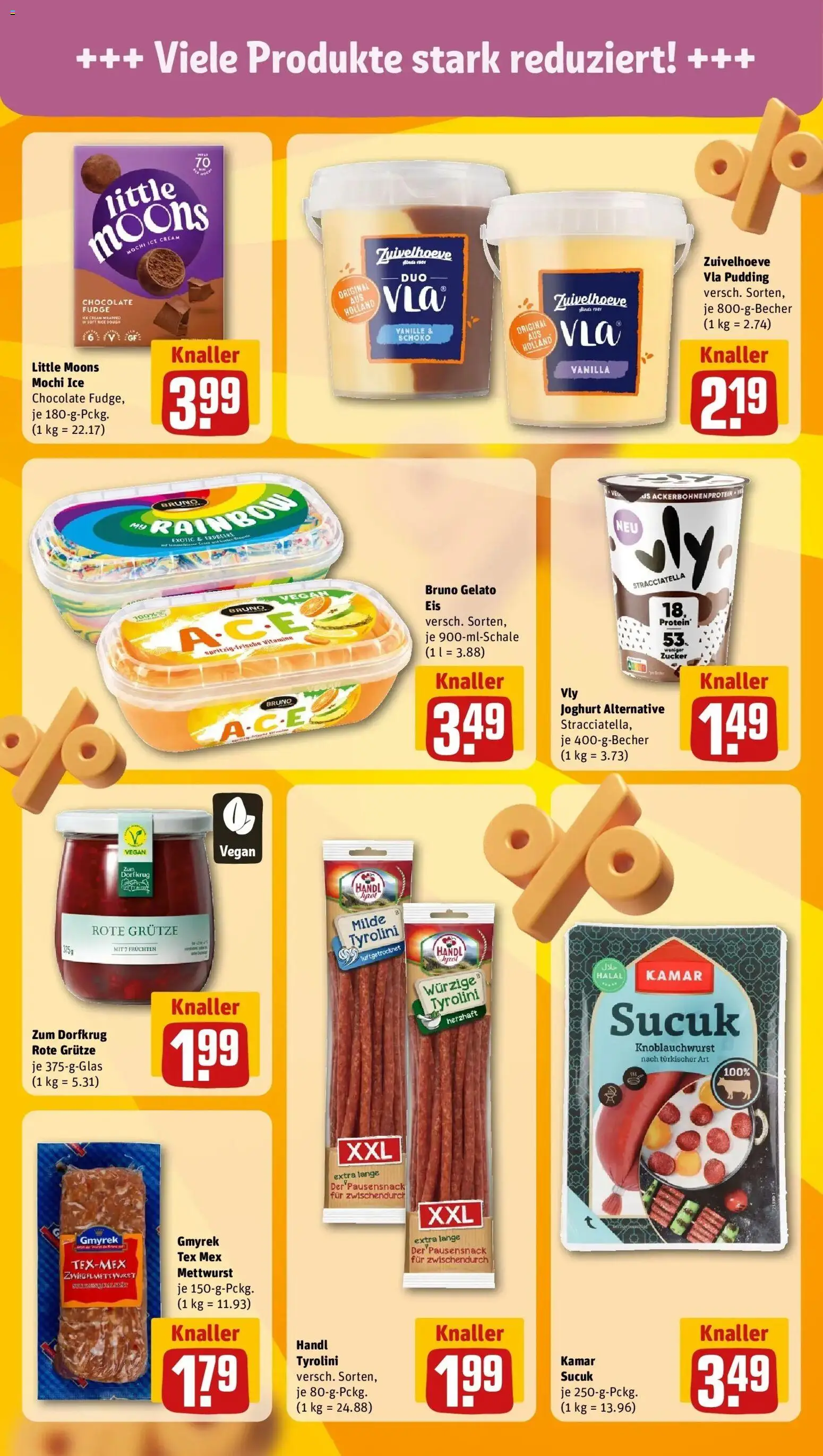 Rewe Prospekt Templin – gültig ab 27.07.2026 | Seite: 15 | Produkte: Joghurt, Pudding, Zucker, Mochi
