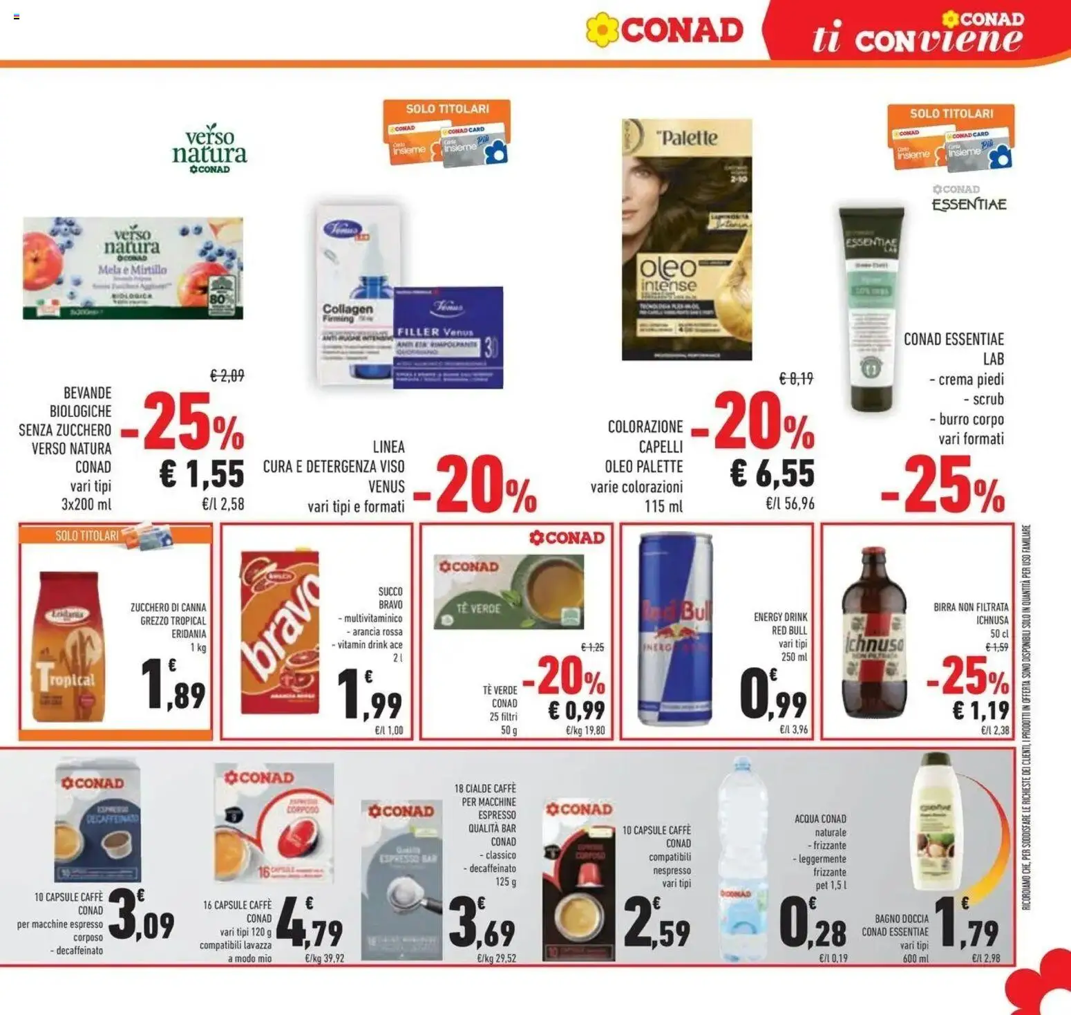 Volantino Conad del 03.06.2026 | Pagina: 33 | Prodotti: Crema, Scrub, Crema piedi, Lavazza