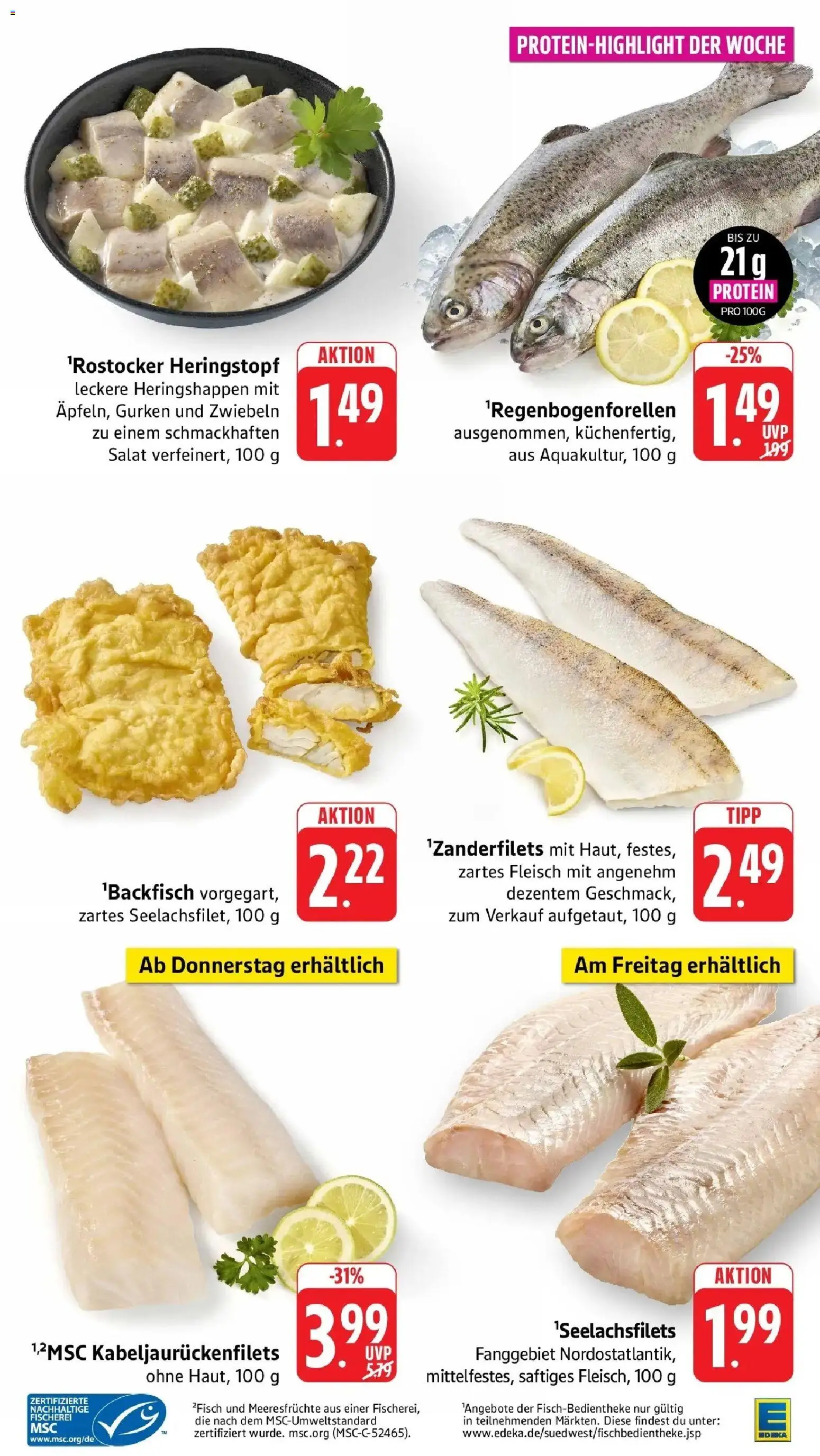 Edeka Prospekt Mühlheim / Donau (ab 21.09.2026) » Angebote Online | Seite: 9 | Produkte: Zwiebeln, Fleisch, Gurken, Salat