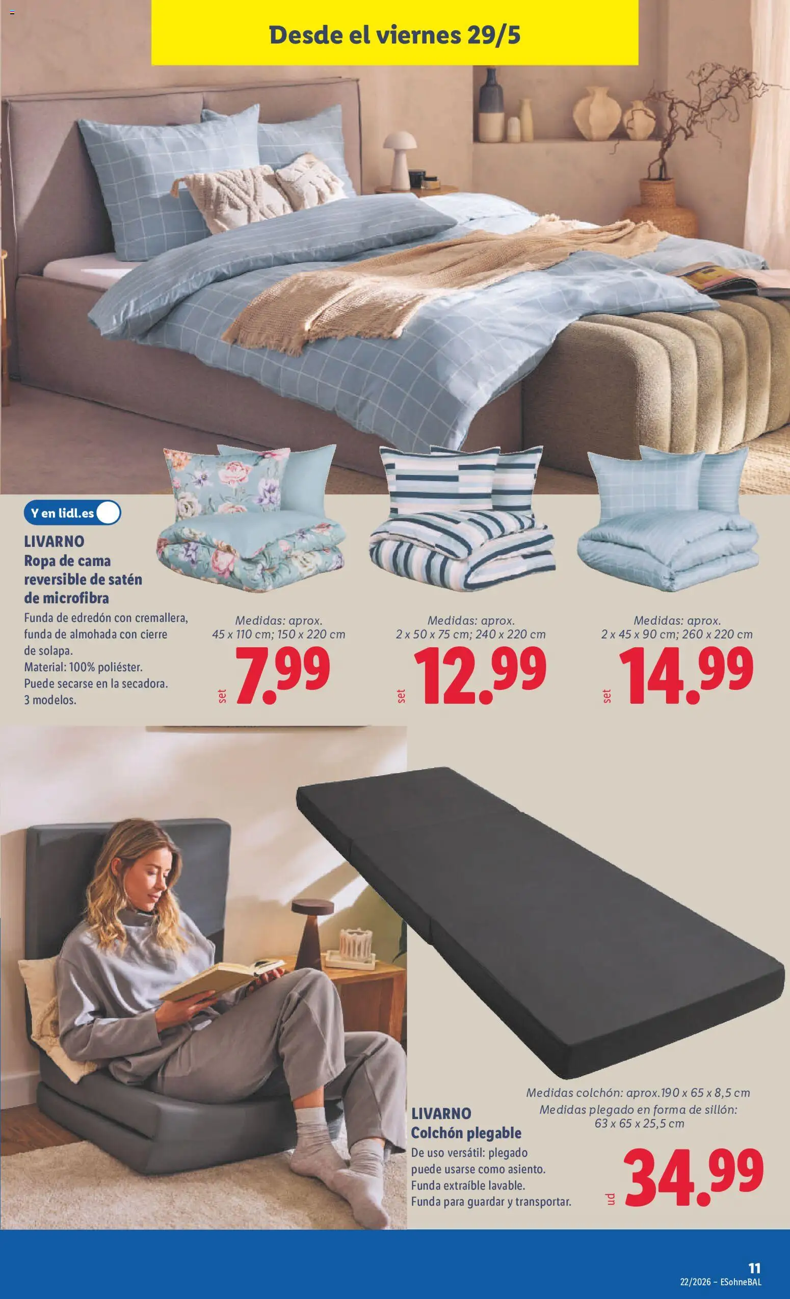 Lidl folleto de bazar │ válido desde el 25.05.2026 | Página: 31 | Productos: Ropa, Funda, Κασέρι, Almohada